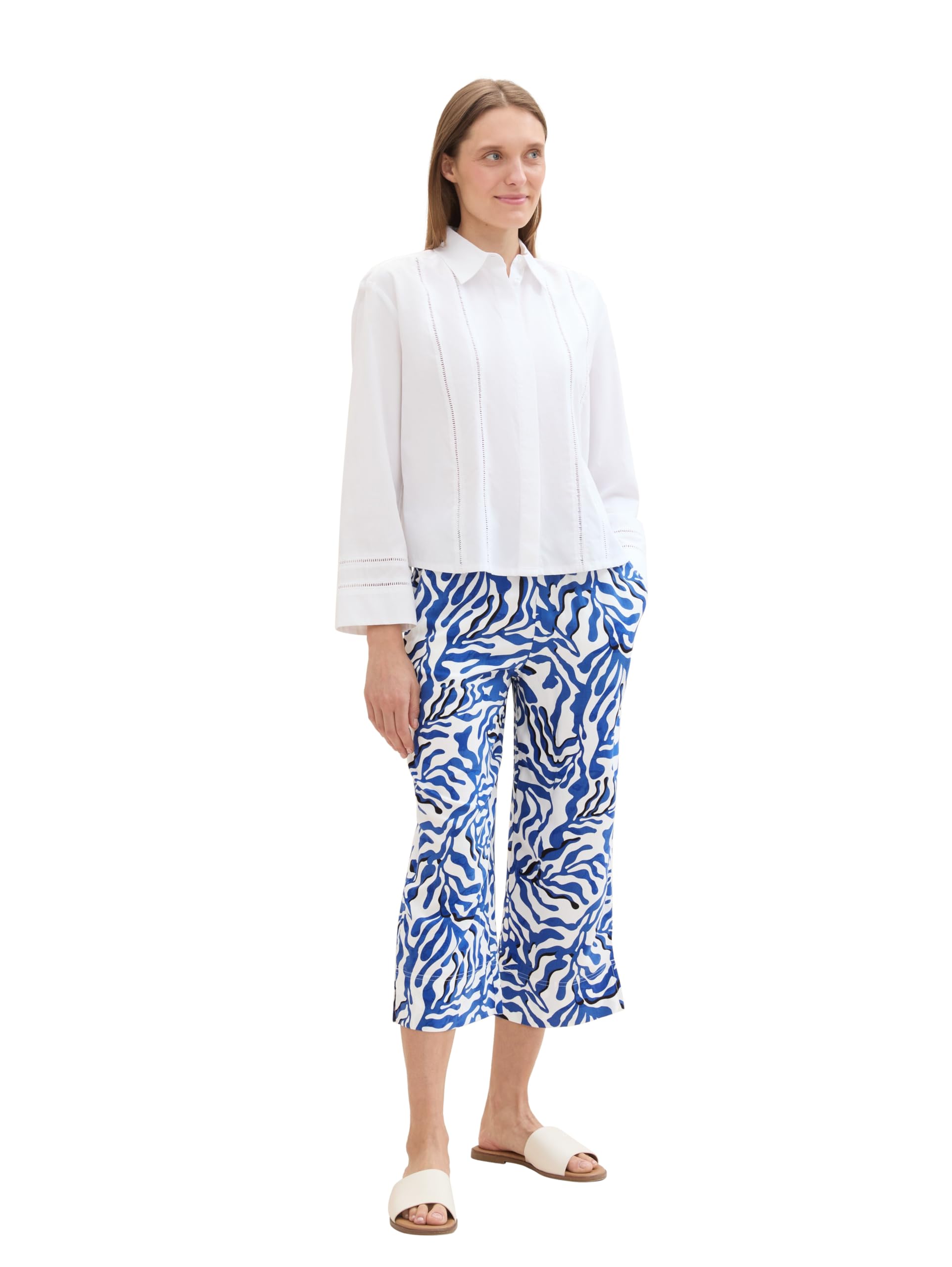 tom-tailor-damen-culotte-hose-mit-muster image 2