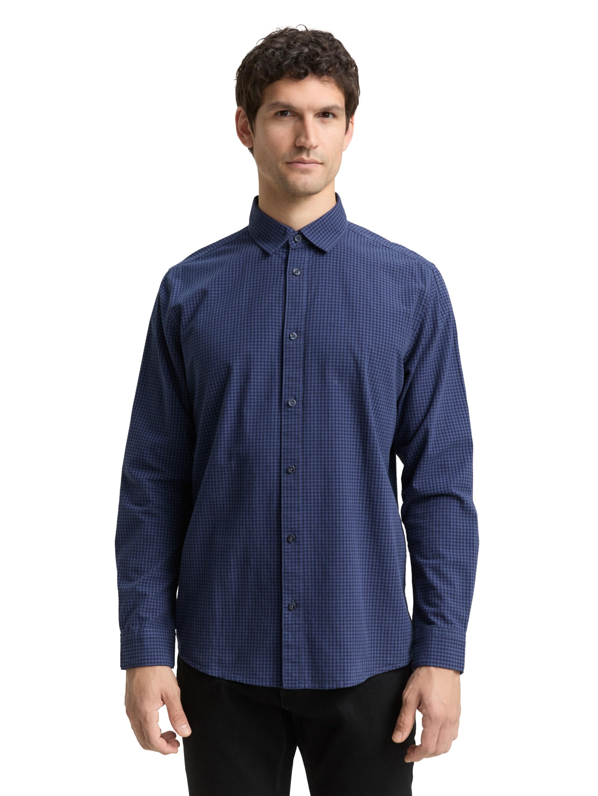 tom-tailor-herren-regular-fit-hemd-mit-karomuster image 7