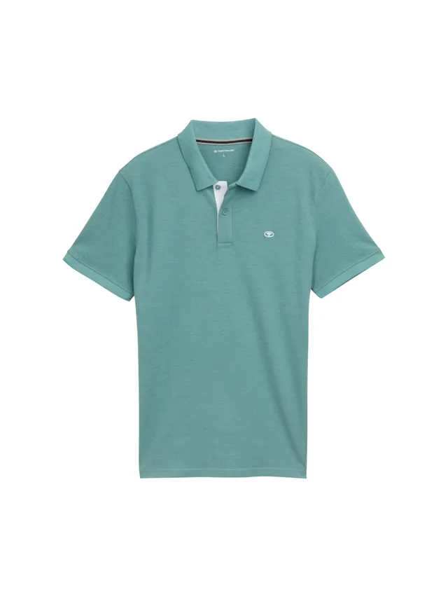 tom-tailor-1031006-poloshirt-herren-meadow-teal-dark-melange image 1