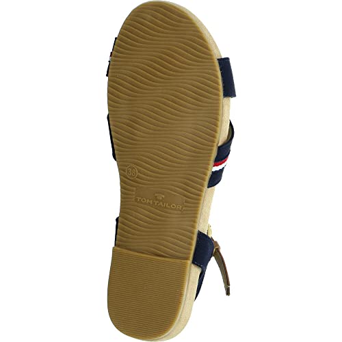 tom-tailor-3292201-damen-sandaletten-streifen-sportlich-elegant image 8