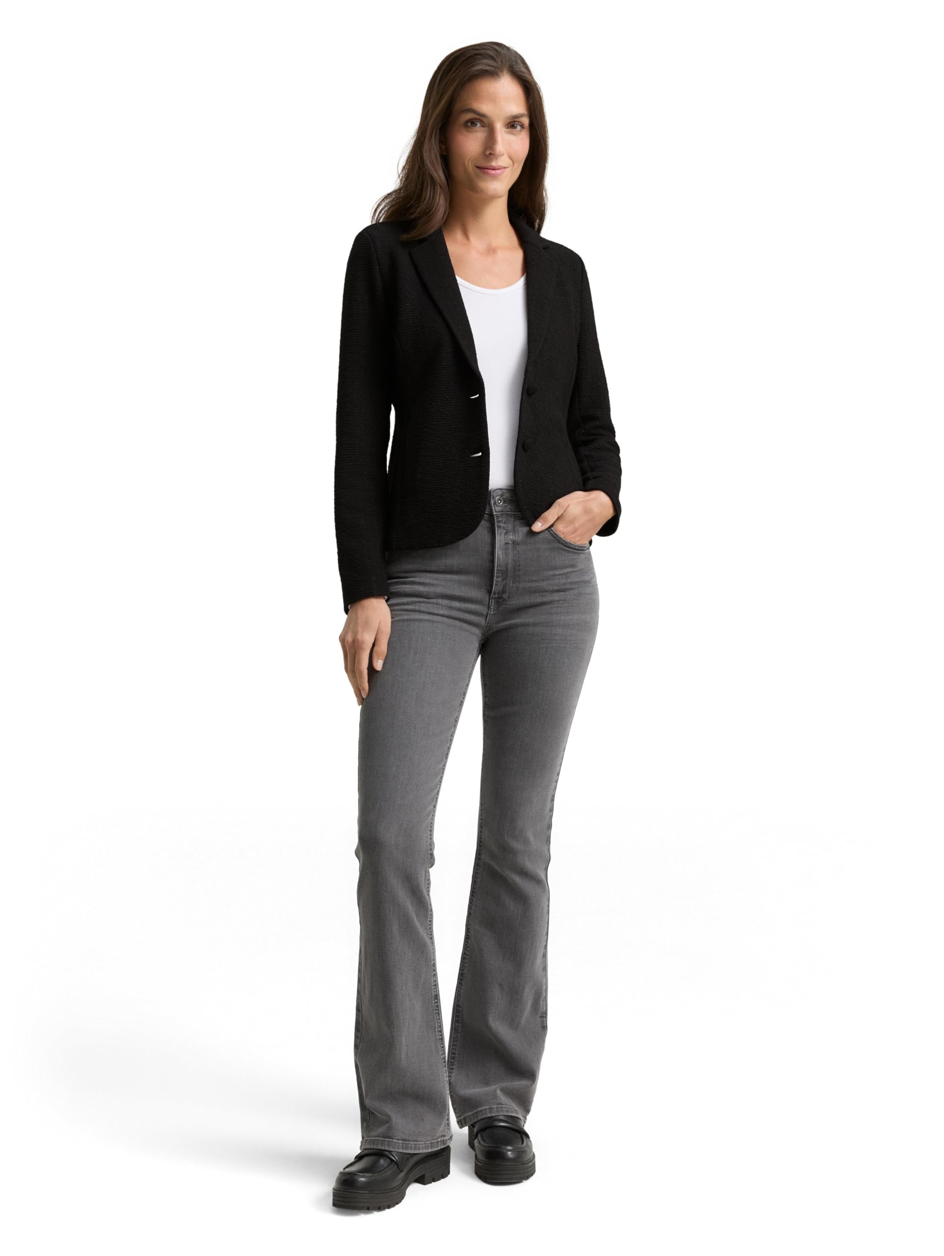 tom-tailor-damen-blazer-slim-fit-glitzer-effekt image 2