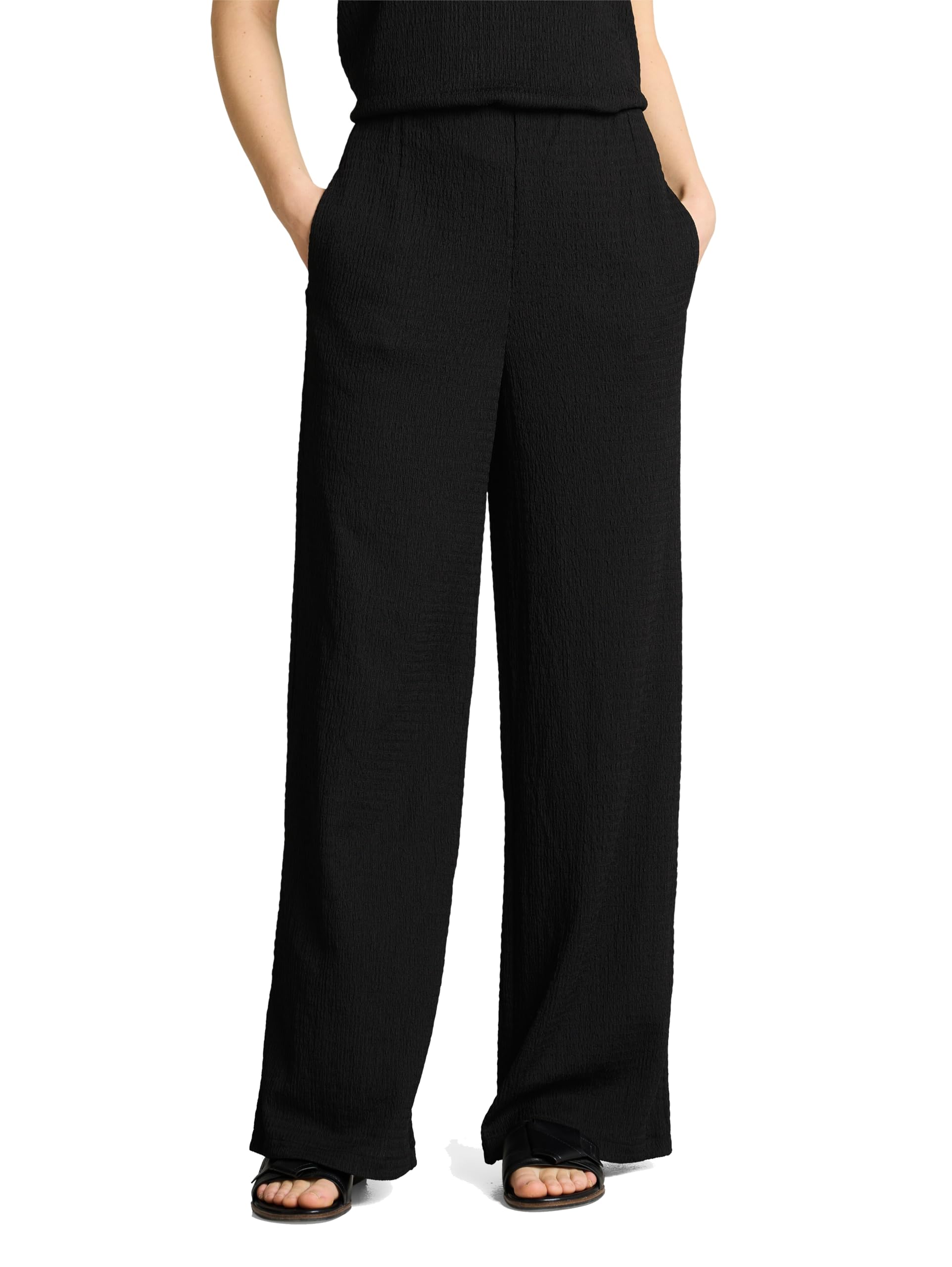 tom-tailor-denim-damen-crinkle-wide-leg-hose-1050255-lockere-crinkle-hose image 6