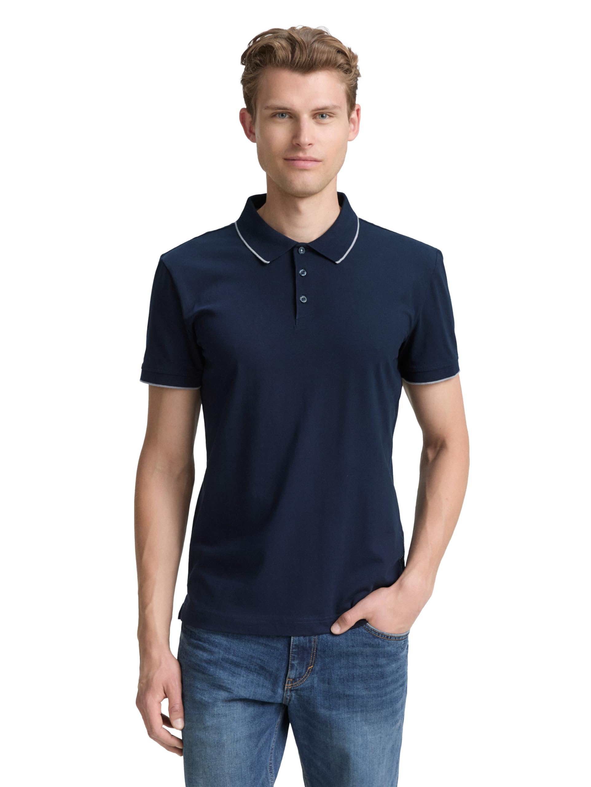 tom-tailor-herren-1047821-slim-fit-jersey-poloshirt-mit-stretch-1er-pack image 1