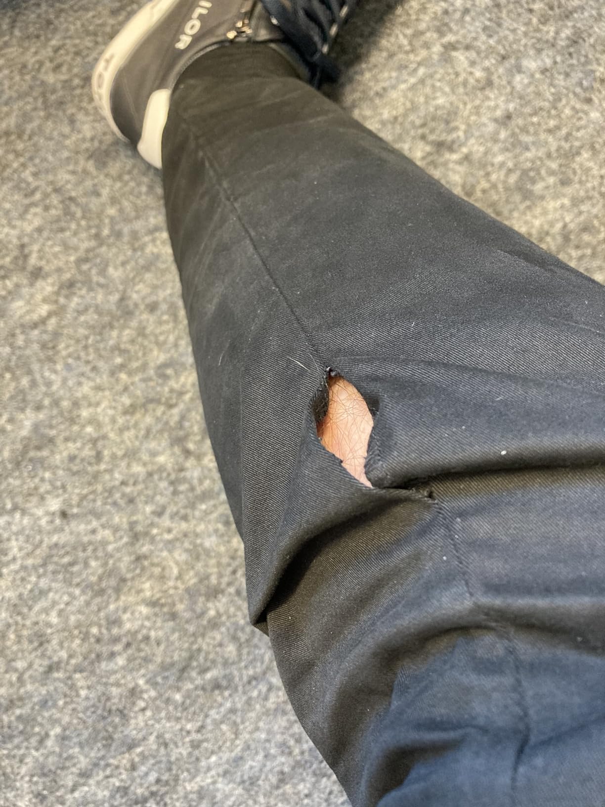 Schmale Beine, so muss das