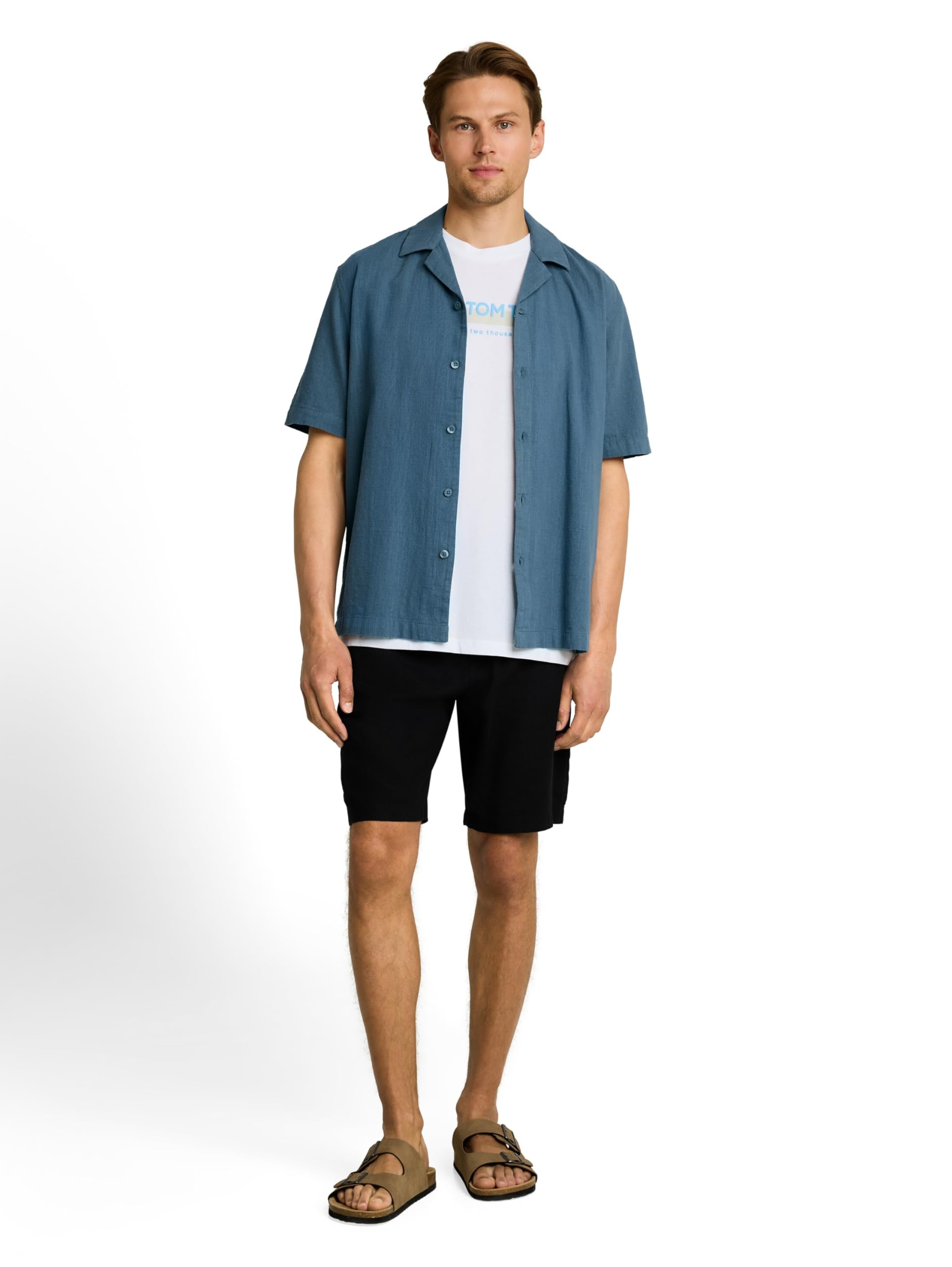 tom-tailor-denim-herren-1050987-relaxed-fit-resort-kurzarmhemd image 3