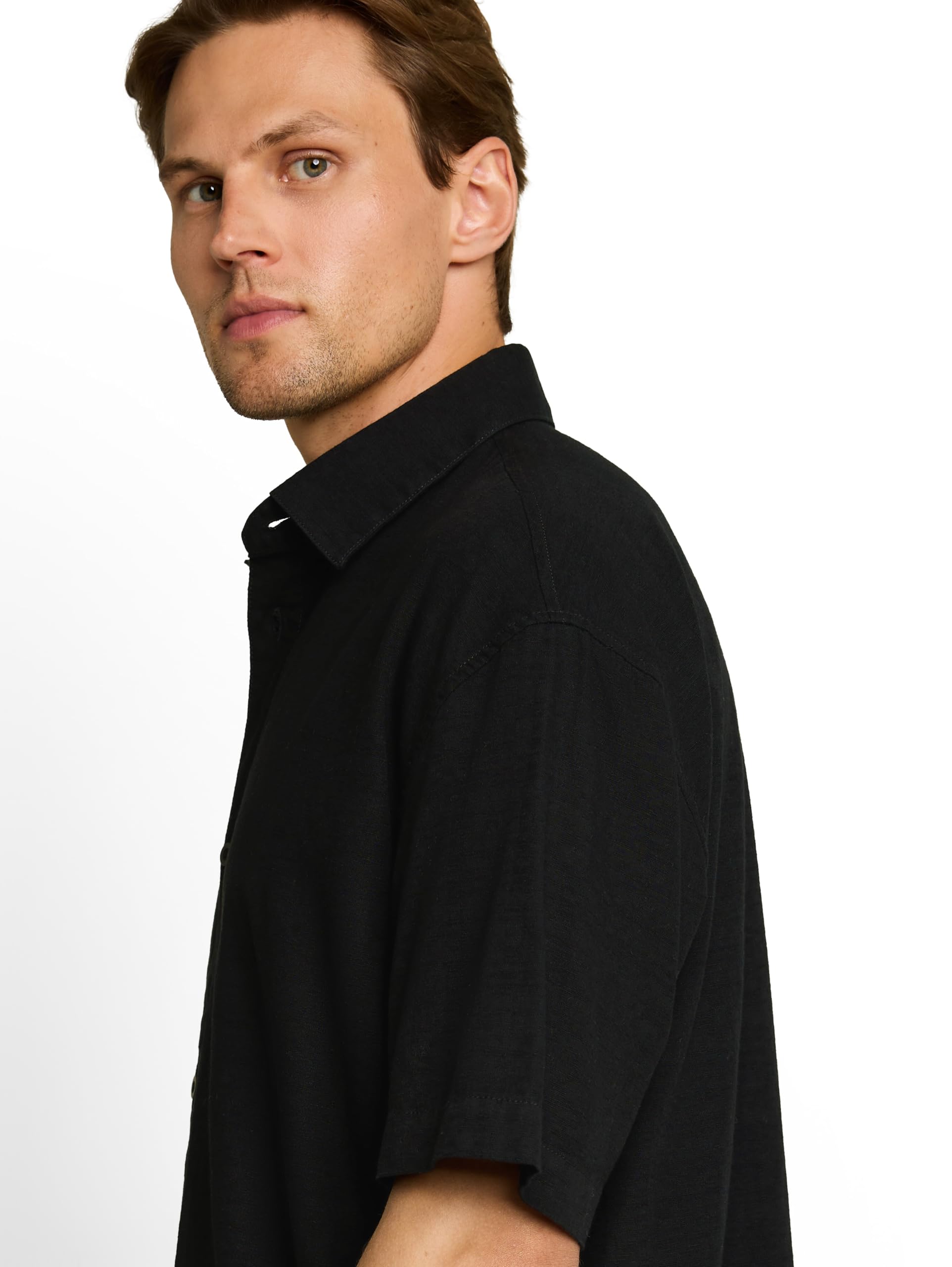 tom-tailor-denim-1050979-loose-fit-kurzarmhemd-aus-baumwolle-herren image 4