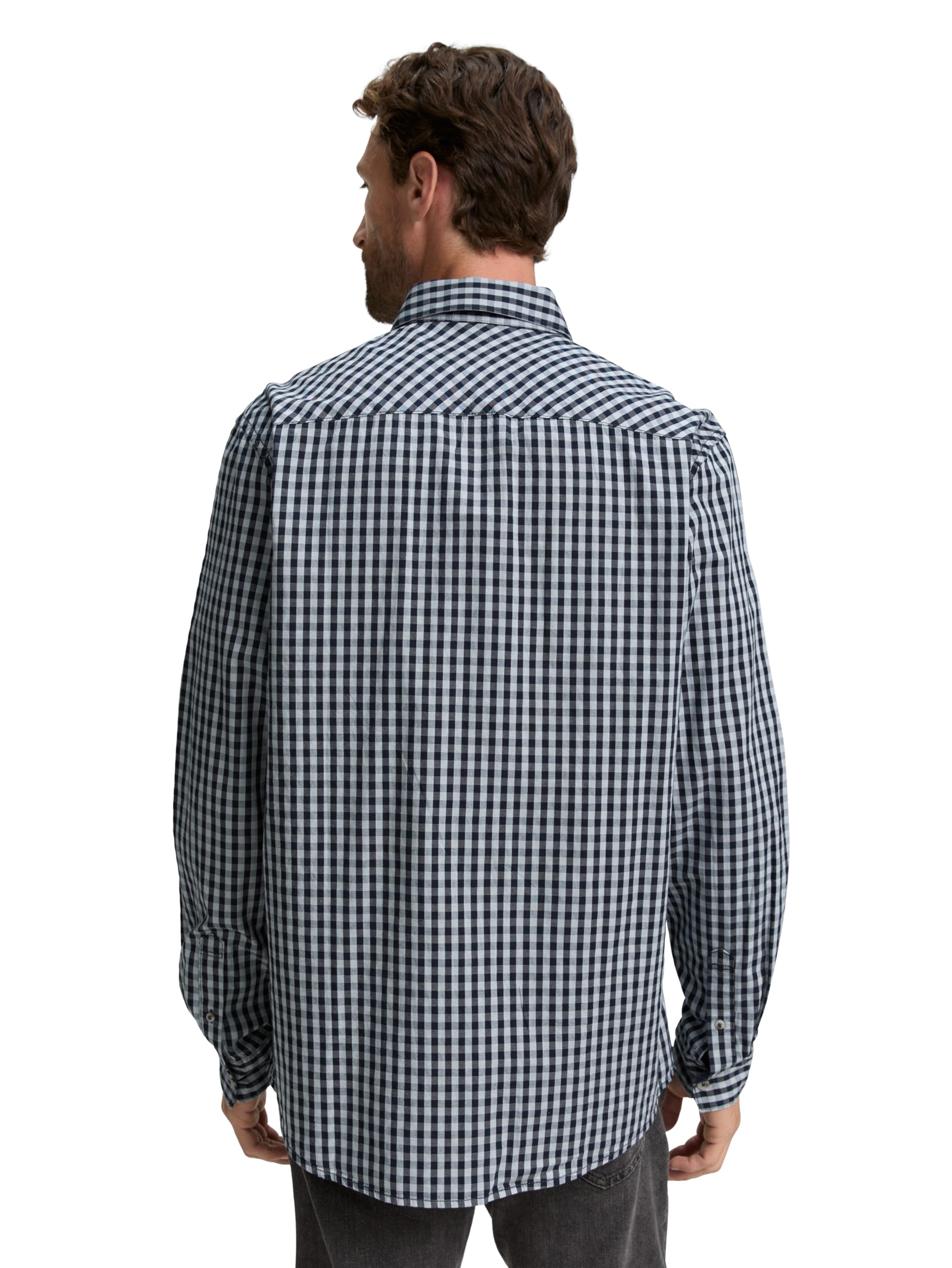 tom-tailor-herren-regular-fit-hemd-mit-karo-muster image 3