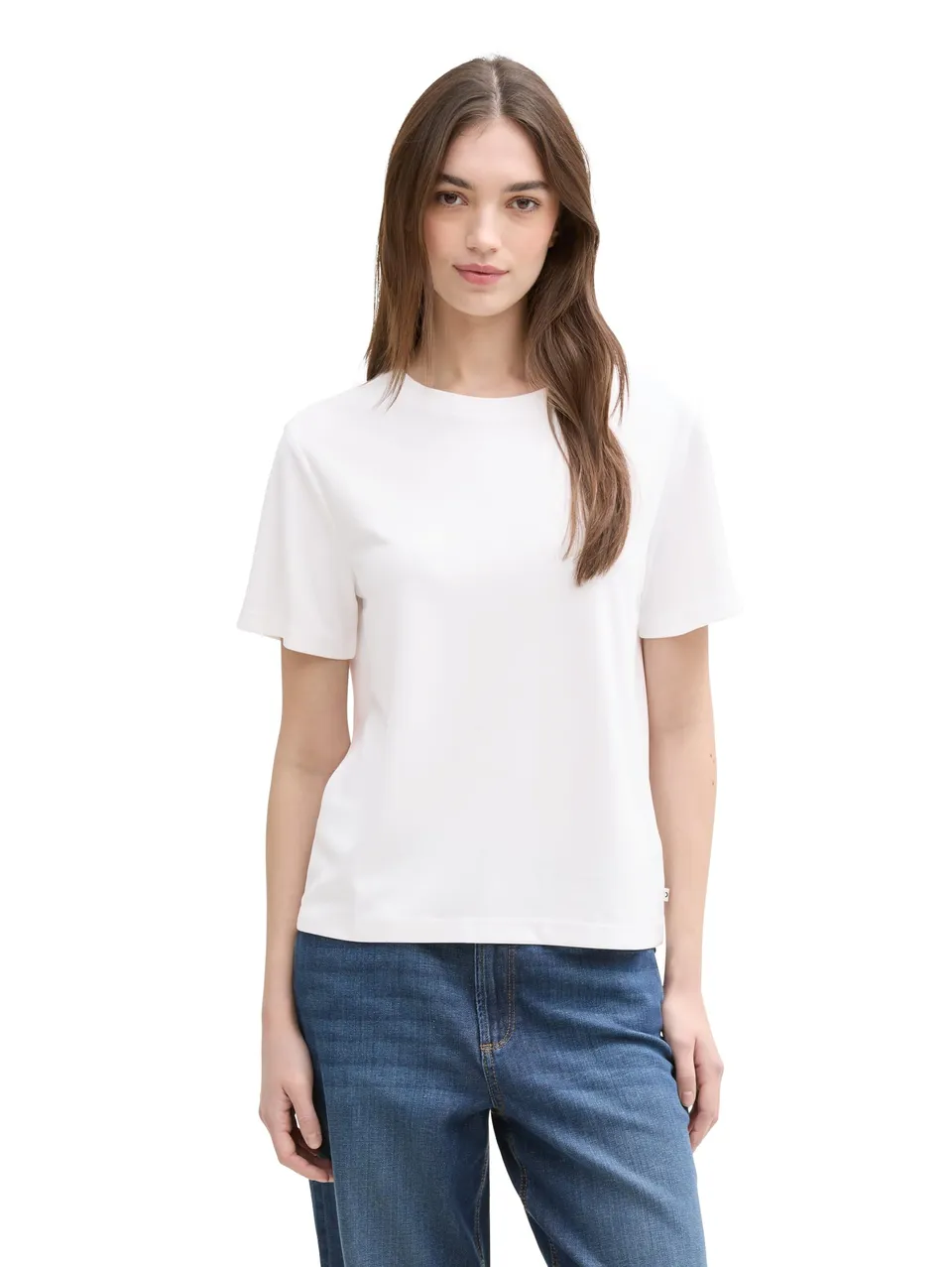 tom-tailor-denim-1041160-t-shirt-damen-1er-pack-fitted-fit image 1