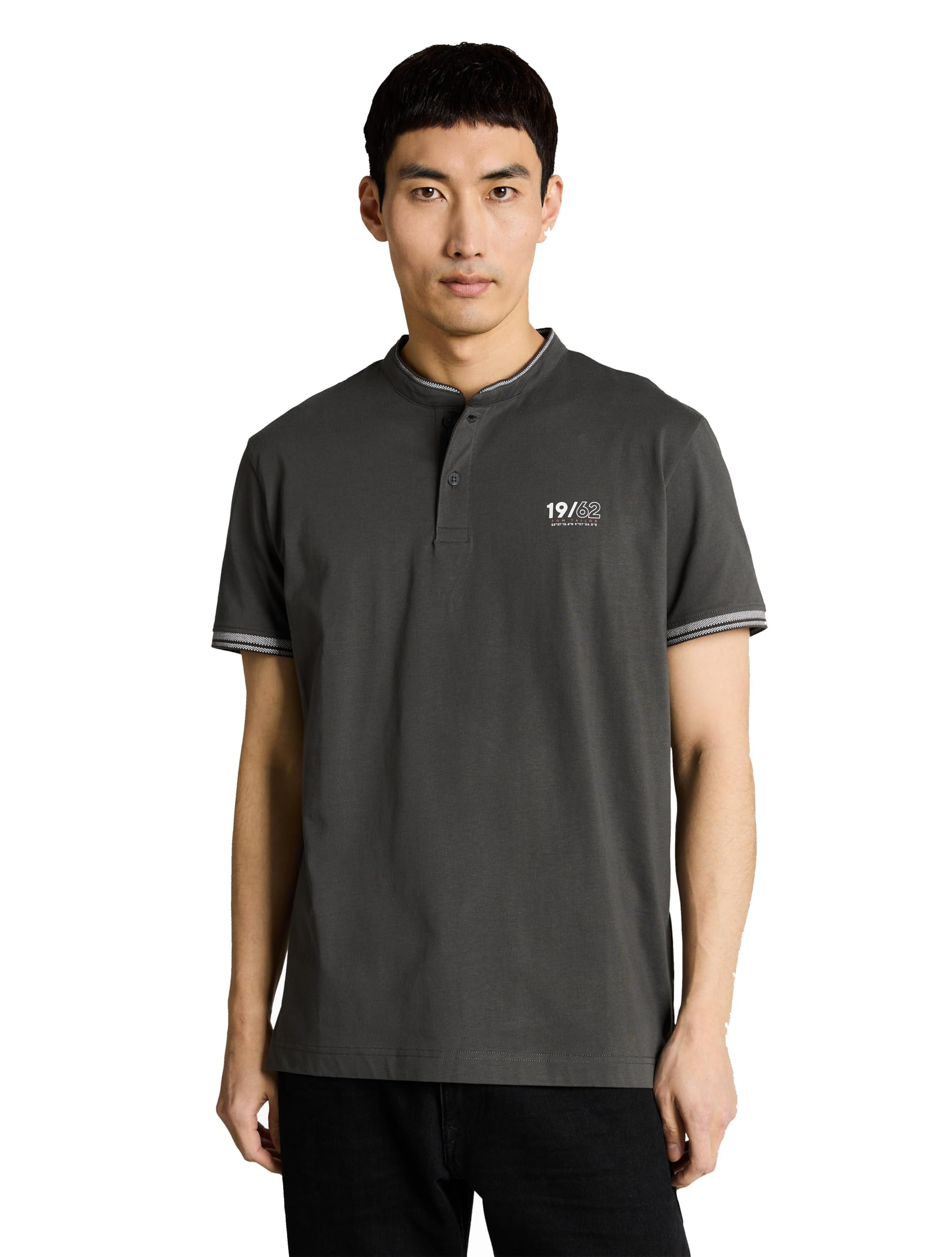 tom-tailor-herren-poloshirt-mit-stehkragen-regular-fit-klassische-passform image 7