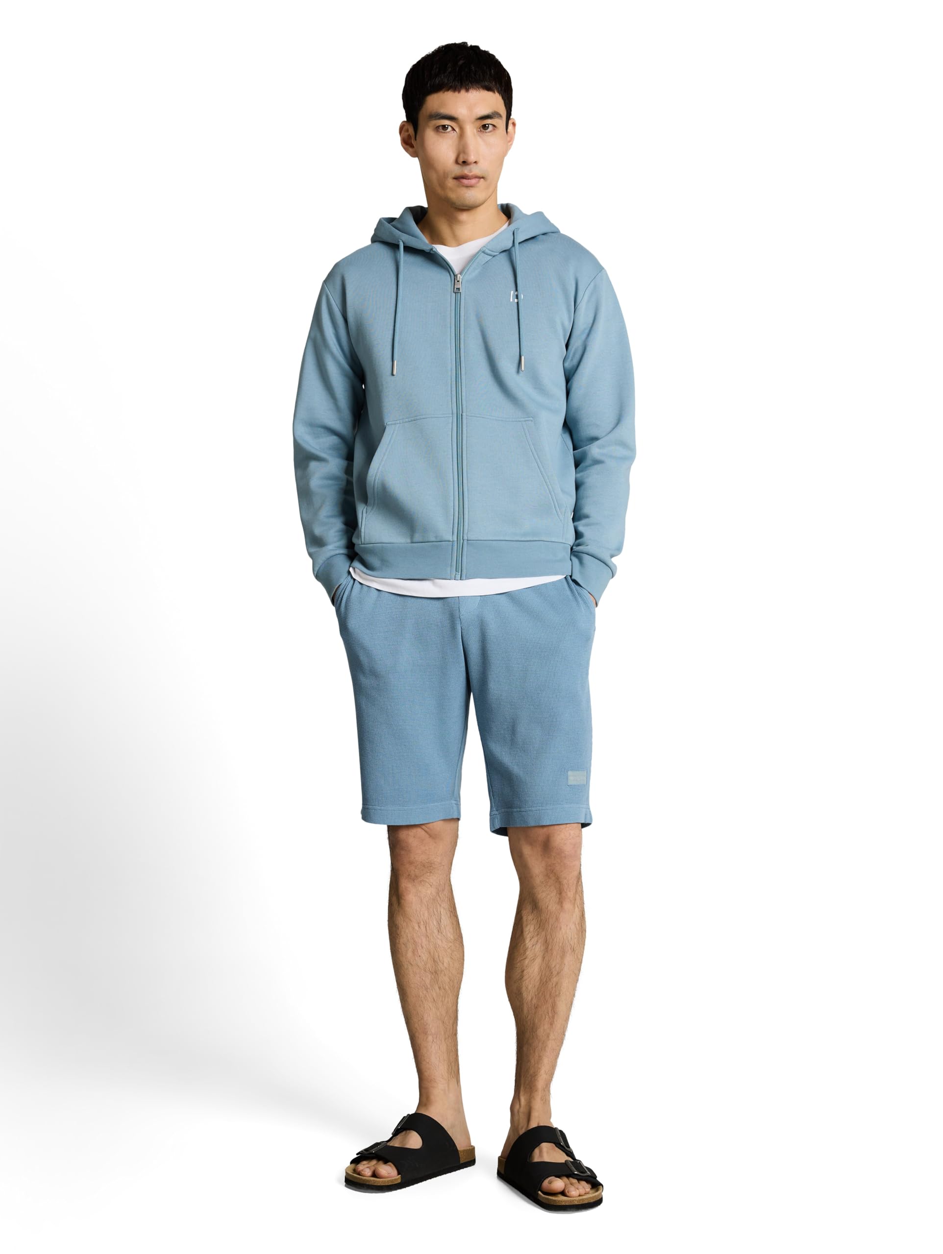 tom-tailor-herren-sweatshorts-waffel-struktur image 3