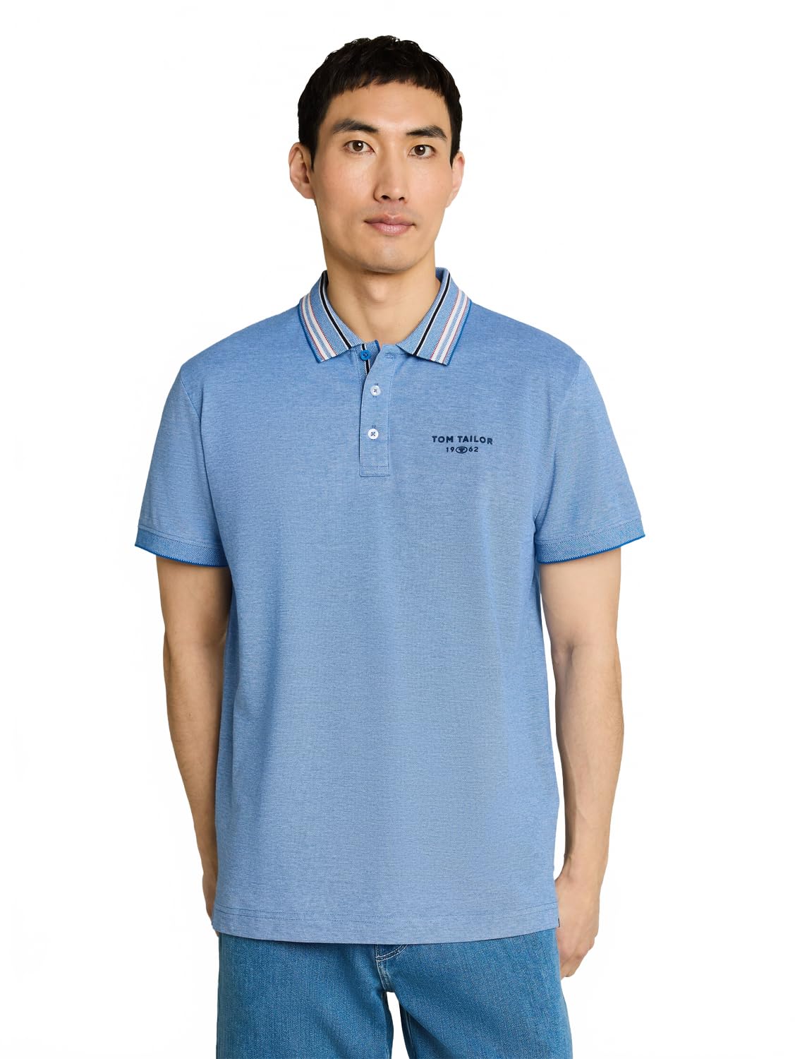 tom-tailor-1051521-herren-piqu-poloshirt-mit-logo-print image 1