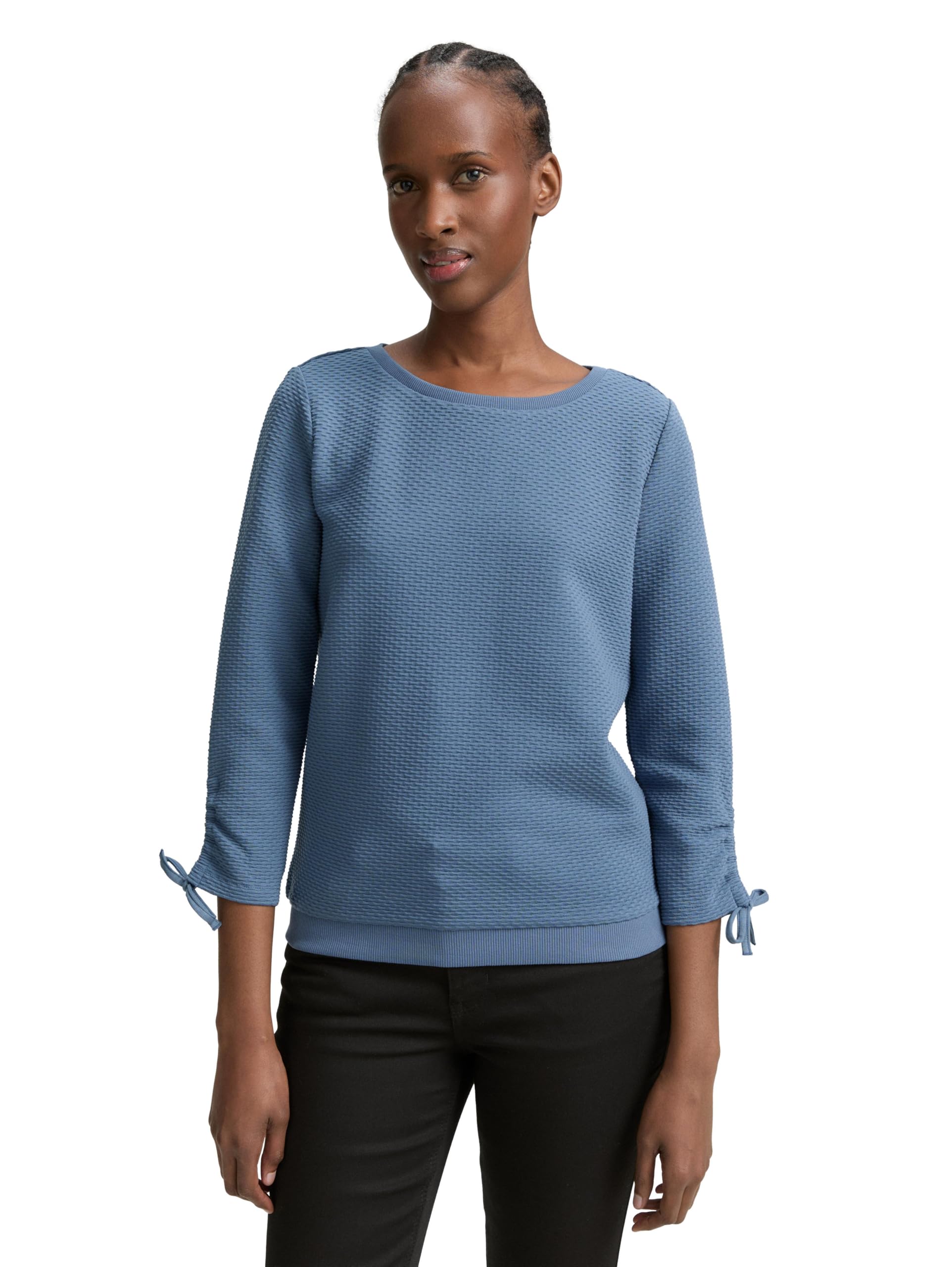 tom-tailor-denim-damen-1047227-sweatshirt-mit-raff-rmeln image 6