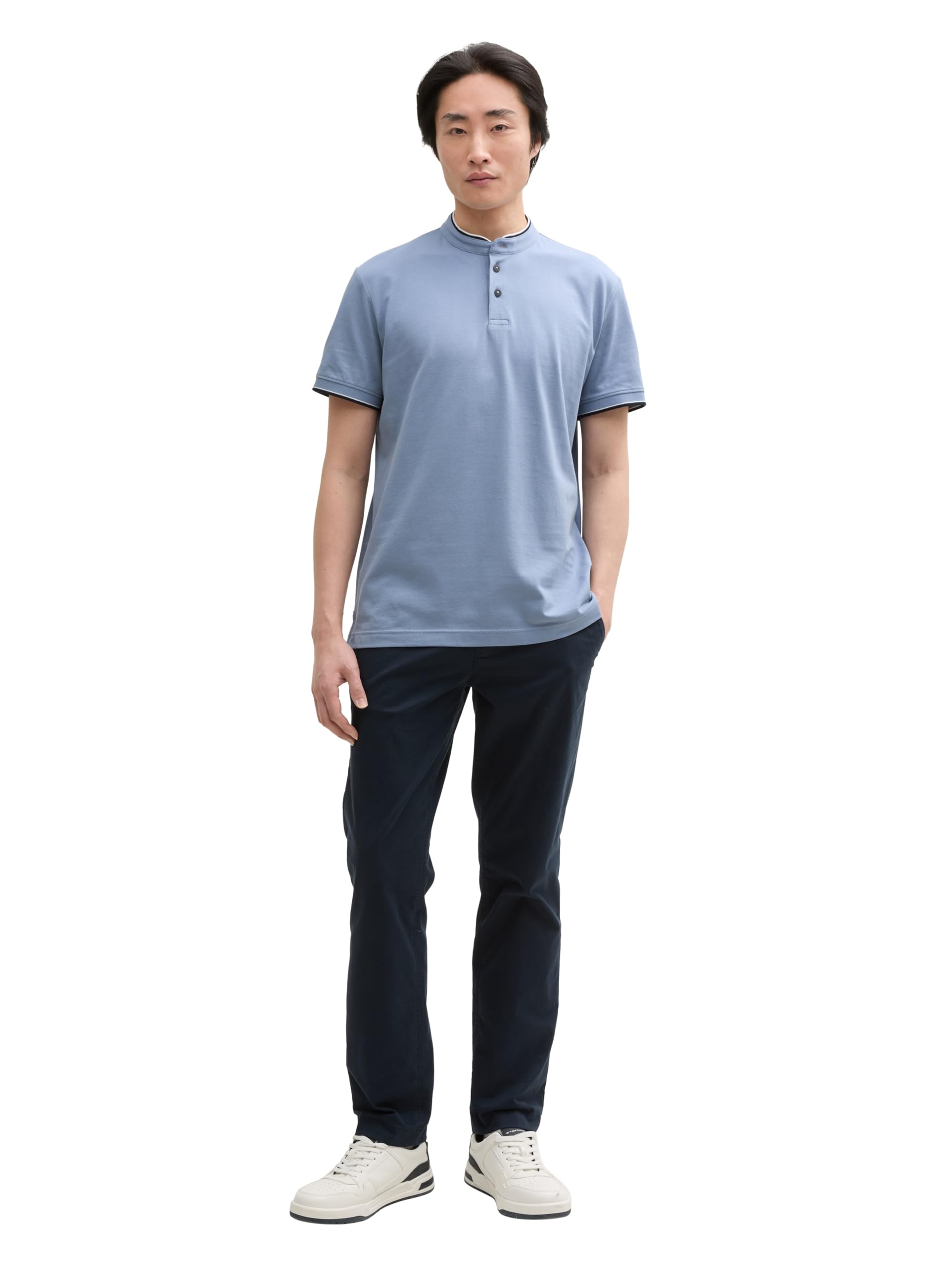 tom-tailor-herren-piqu-poloshirt-mit-stehkragen image 2