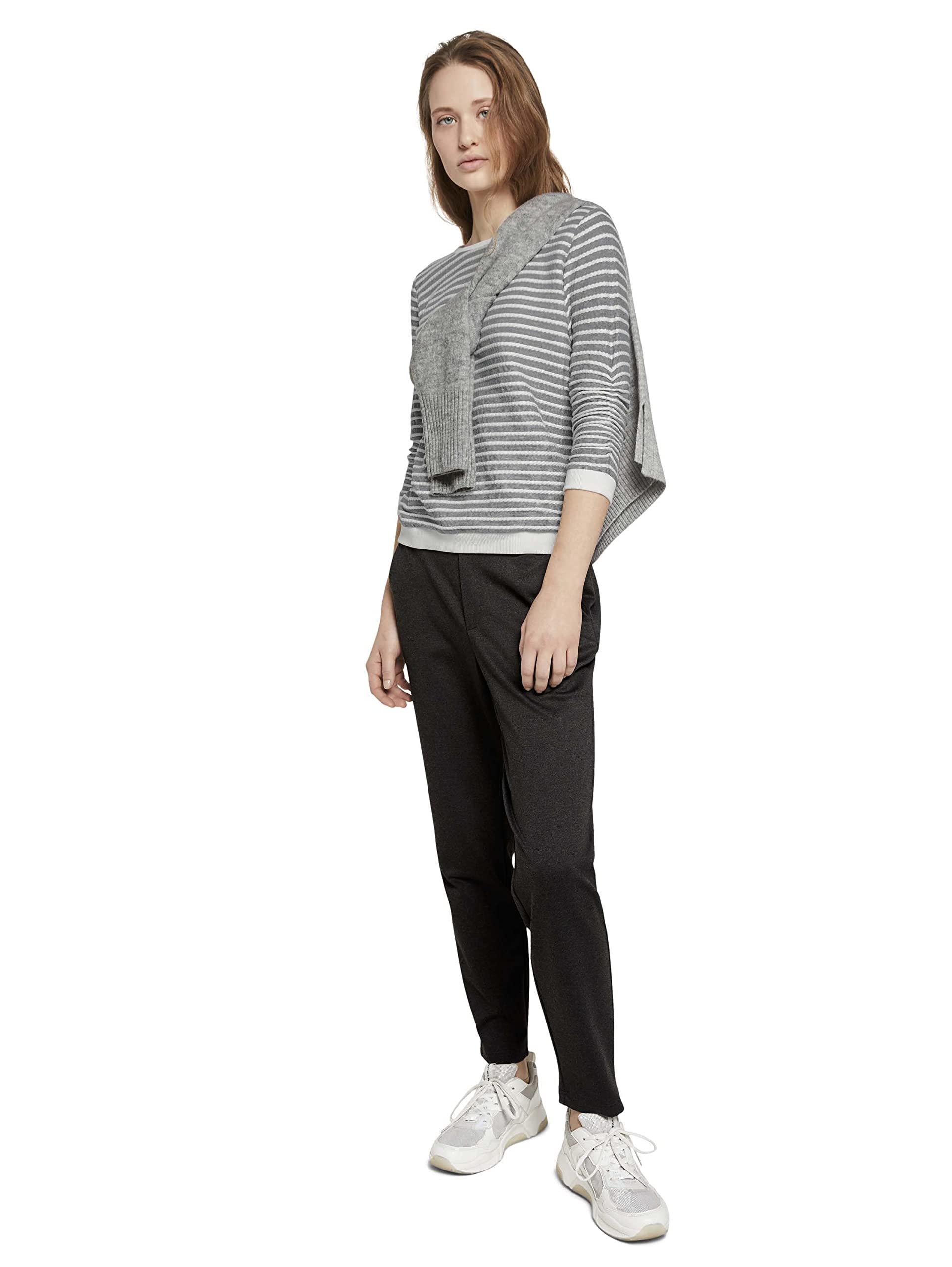 tom-tailor-denim-damen-sweatshirt-mit-raffarm image 2