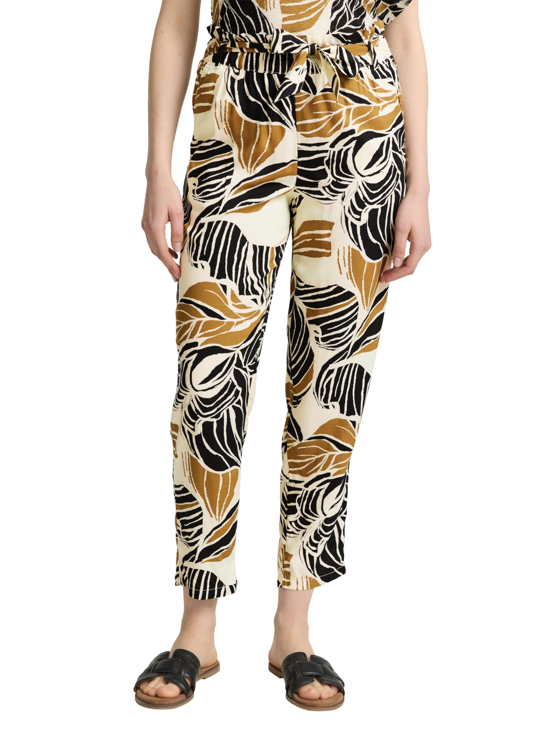 tom-tailor-damen-loose-slim-paperbag-hose image 1