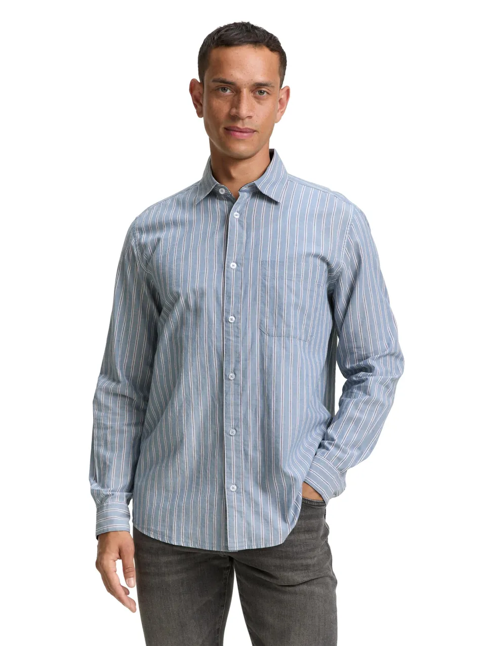tom-tailor-herren-1047327-regular-fit-hemd-mit-streifenmuster image 1