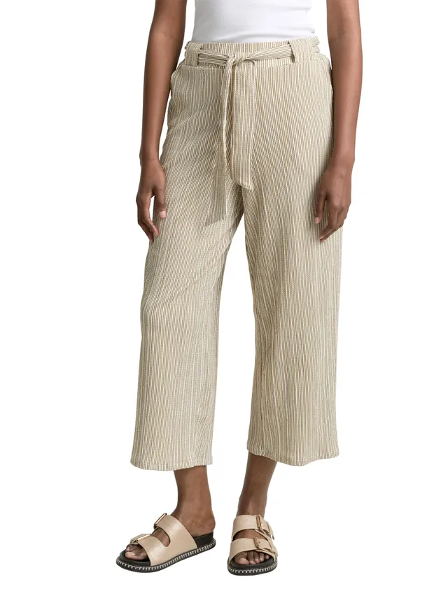 tom-tailor-denim-damen-high-waist-culotte-hose-mit-bindeg-rtel-weite-jeanshose image 1