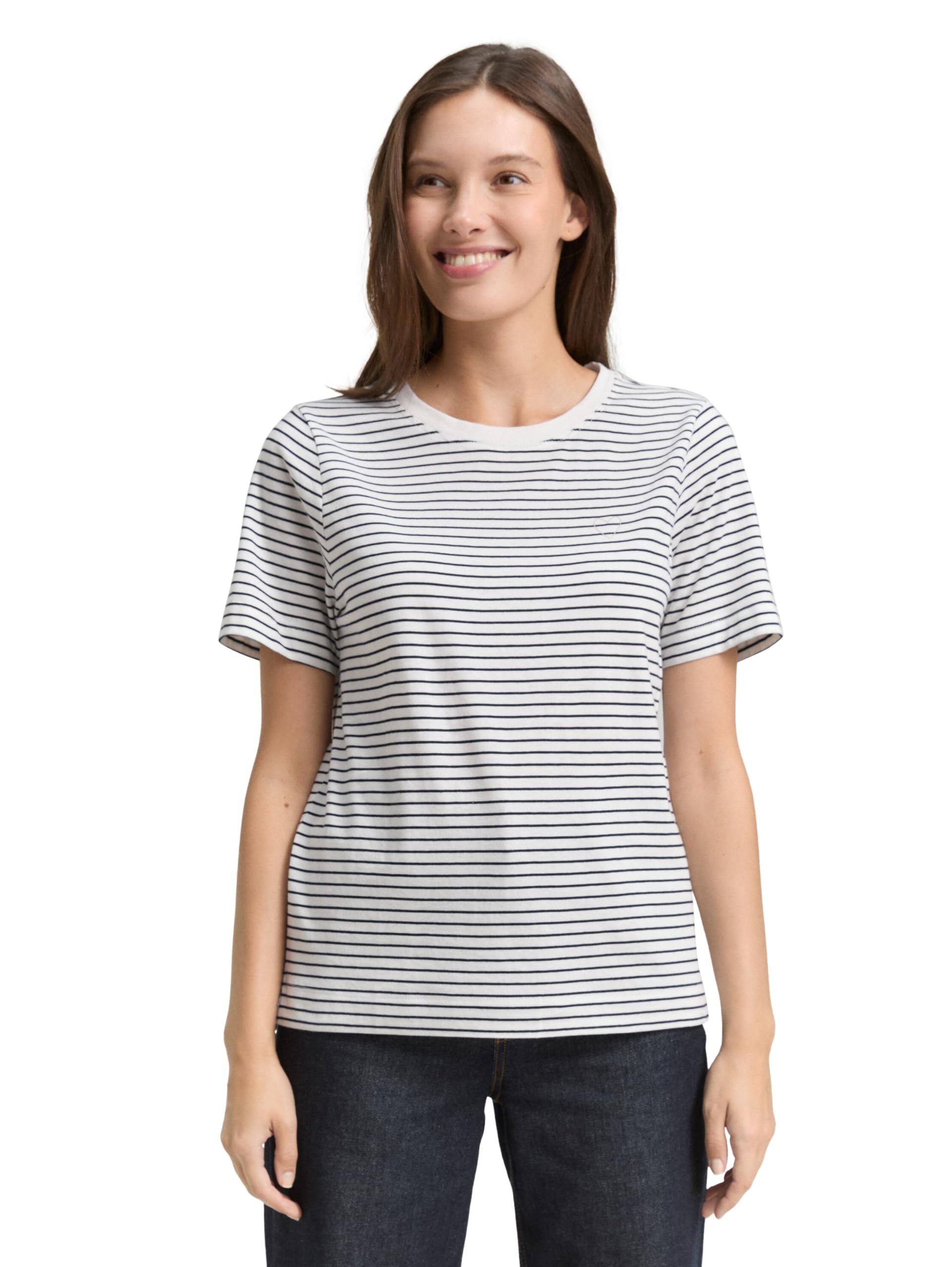 tom-tailor-damen-basic-t-shirt-mit-herz-print image 7