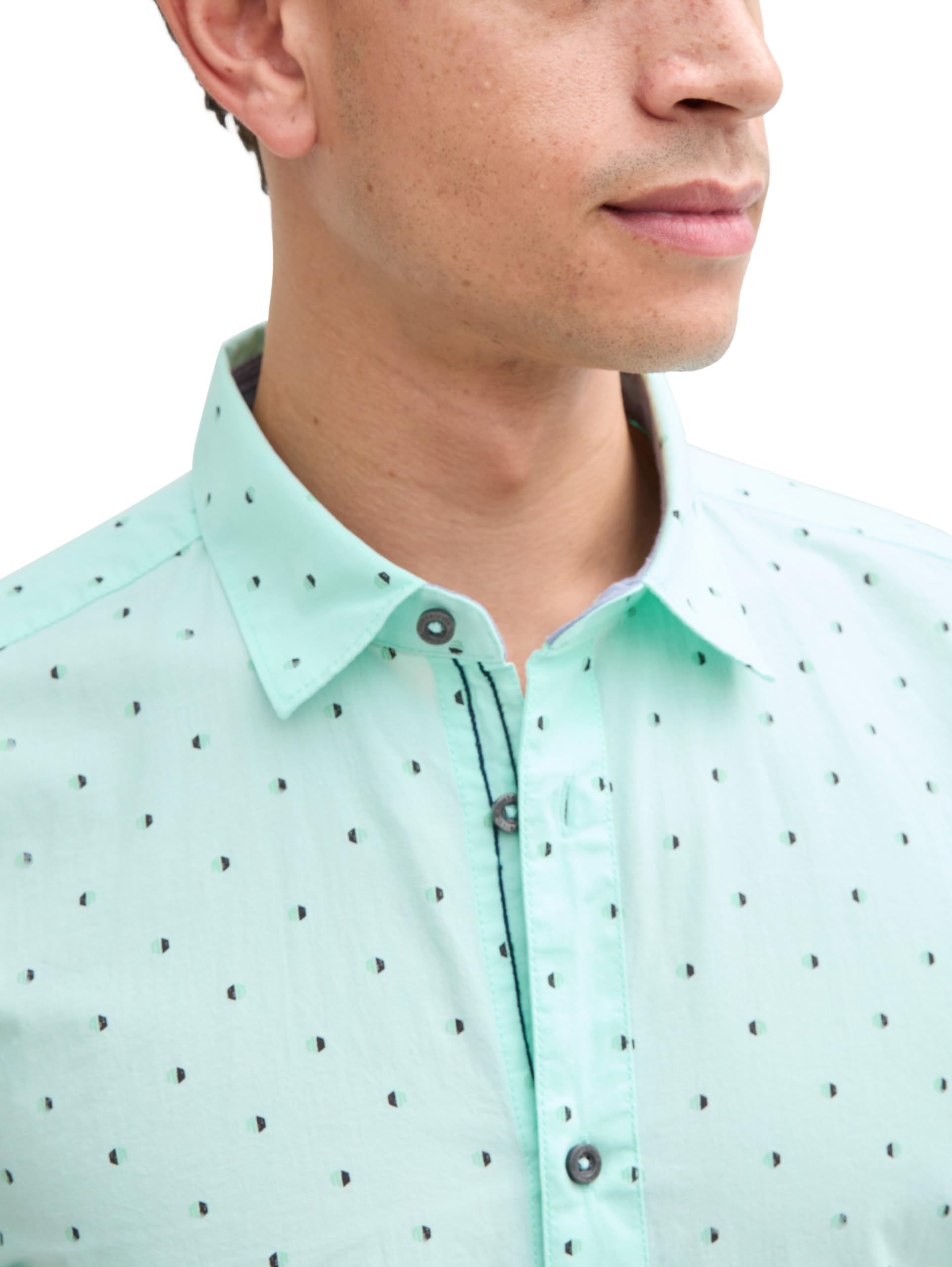 tom-tailor-herren-fitted-kurzarmhemd-mit-muster image 4