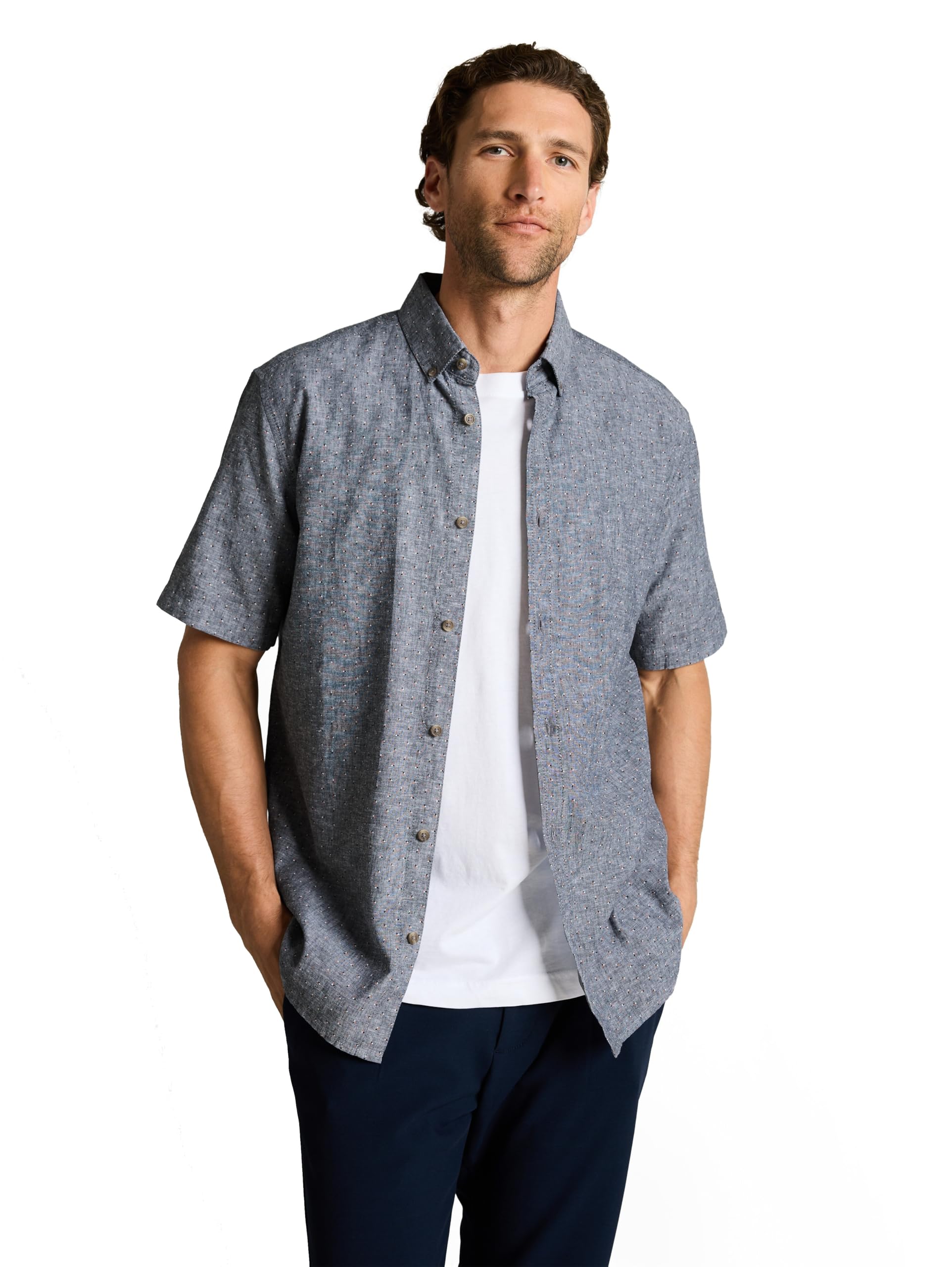 tom-tailor-herren-regular-fit-hemd-mit-leinen-2 image 7