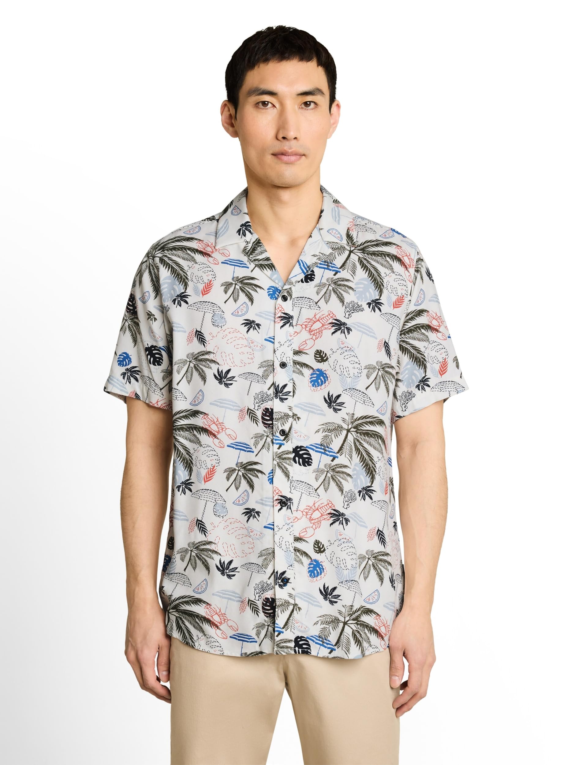 tom-tailor-herren-1050943-regular-fit-resort-kurzarmhemd-aus-viskose image 5