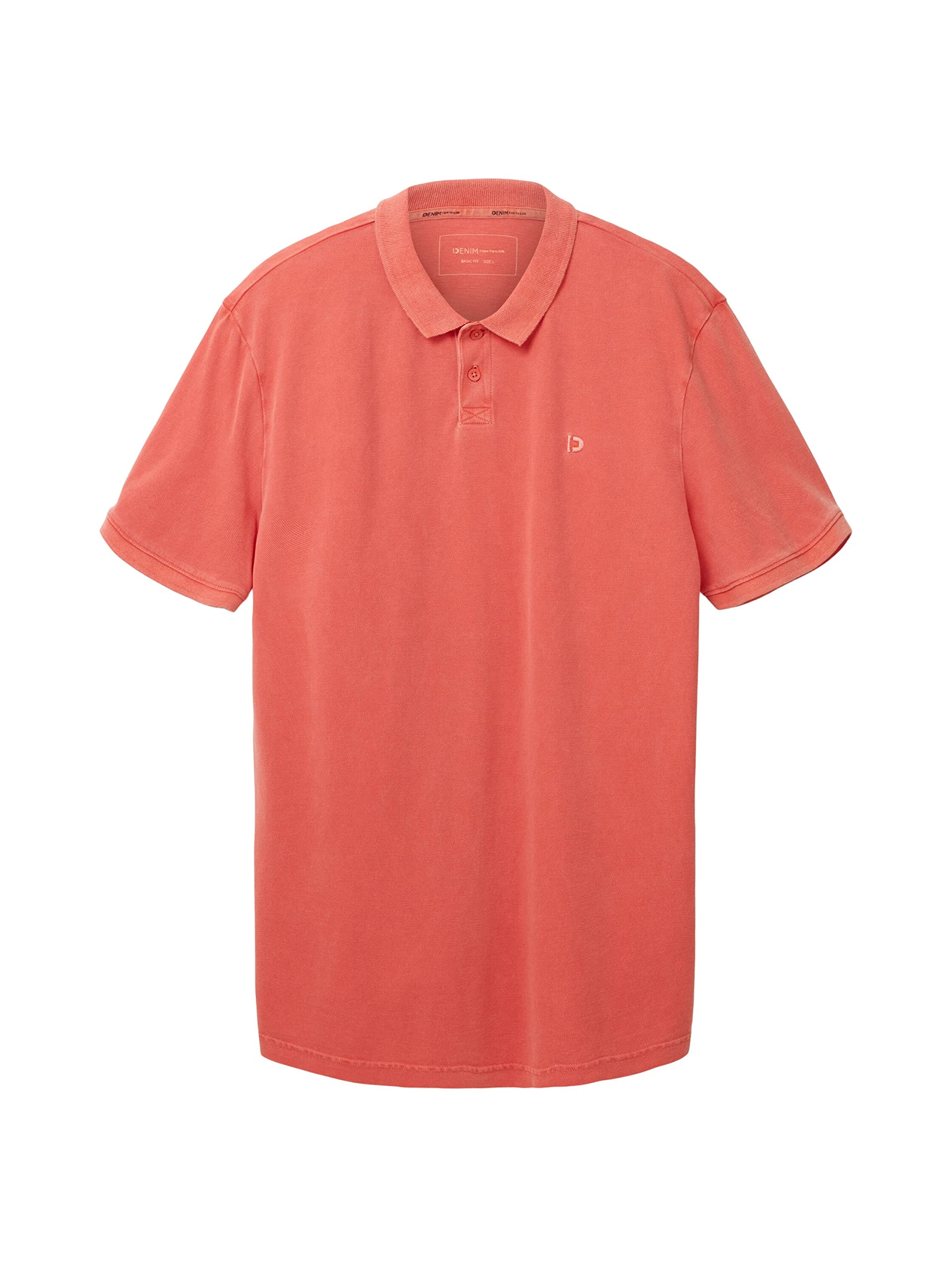 tom-tailor-denim-herren-overdye-poloshirt-mit-logo-stickerei image 4