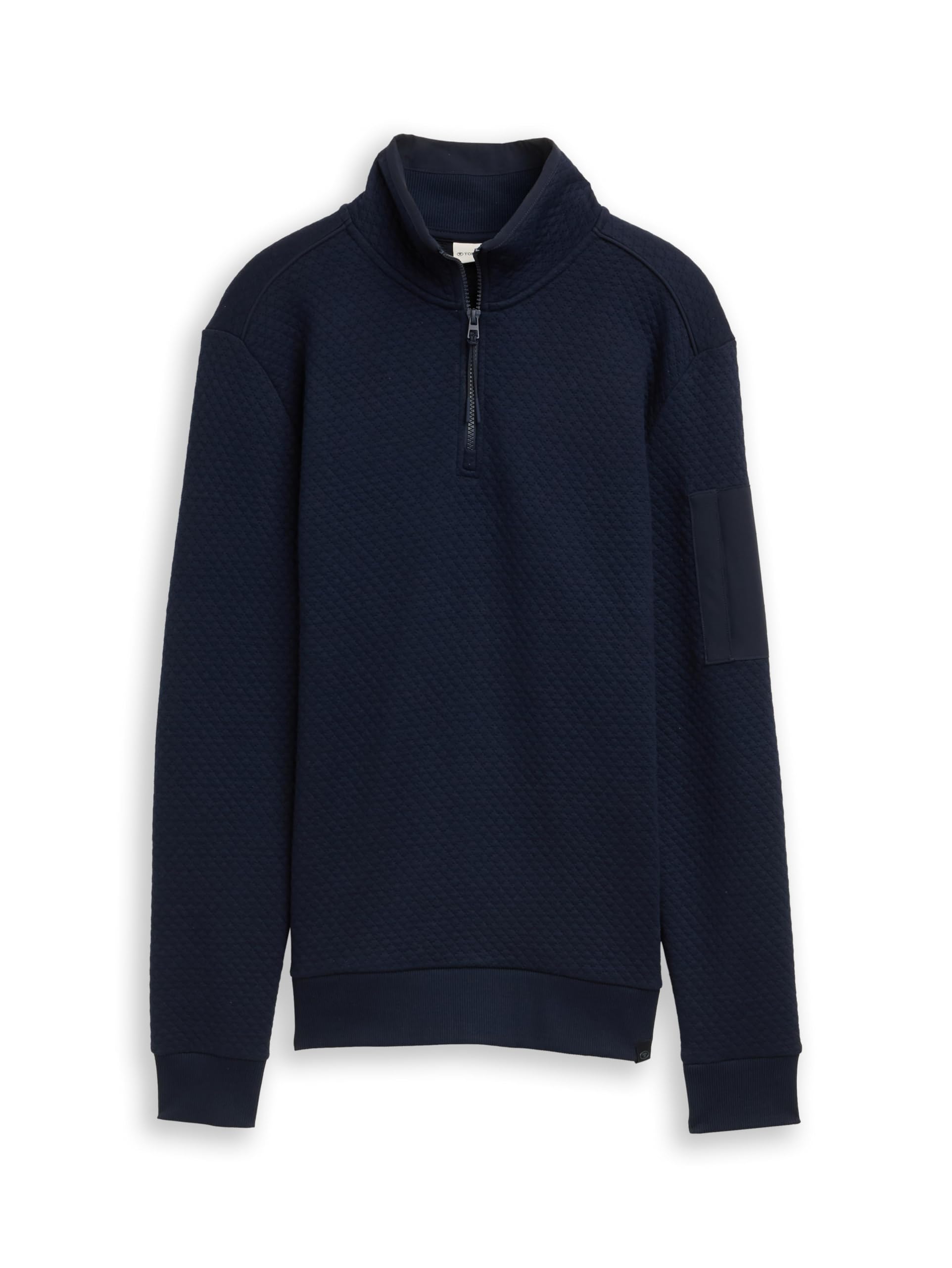 tom-tailor-herren-troyer-sweatshirt-mit-rmeltasche image 4