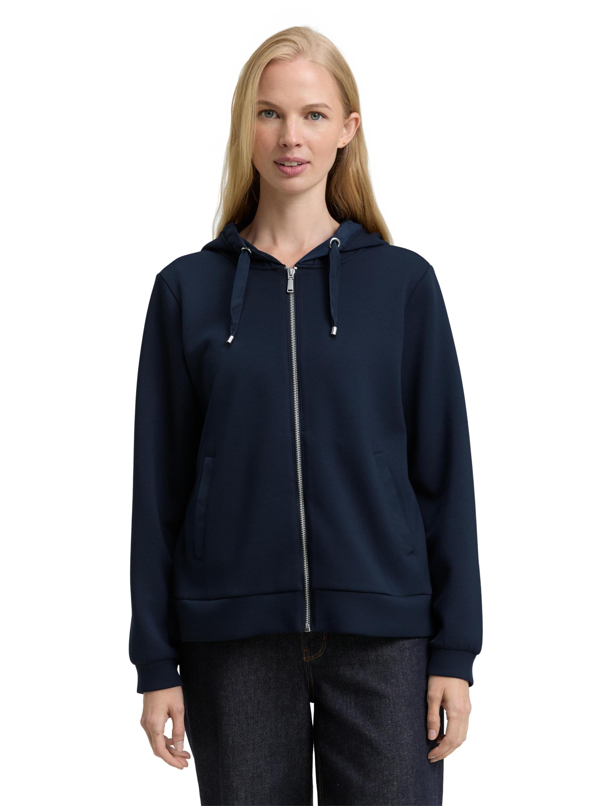 tom-tailor-damen-hoodie-sweatjacke-scuba image 7