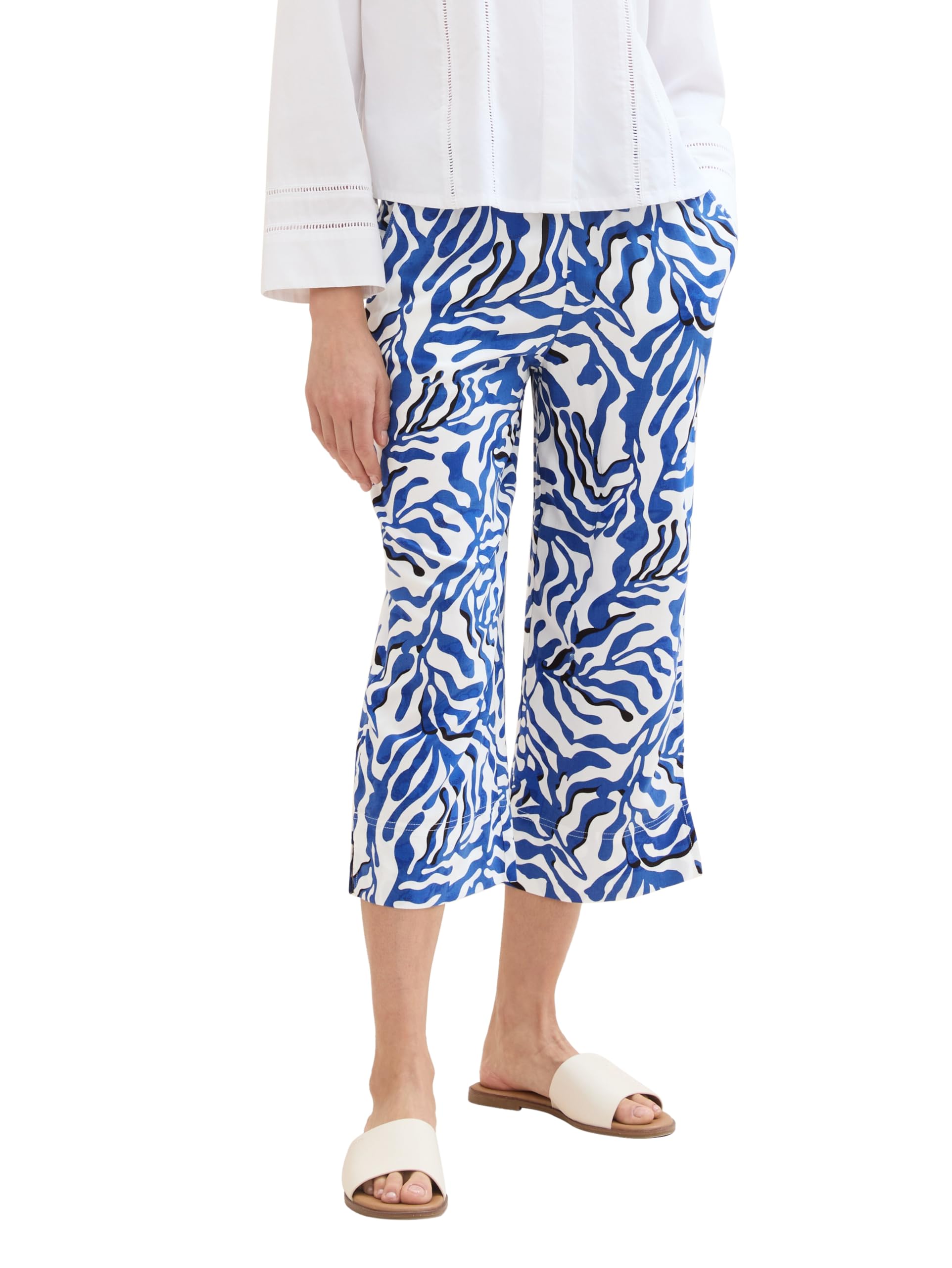 tom-tailor-damen-culotte-hose-mit-muster image 1