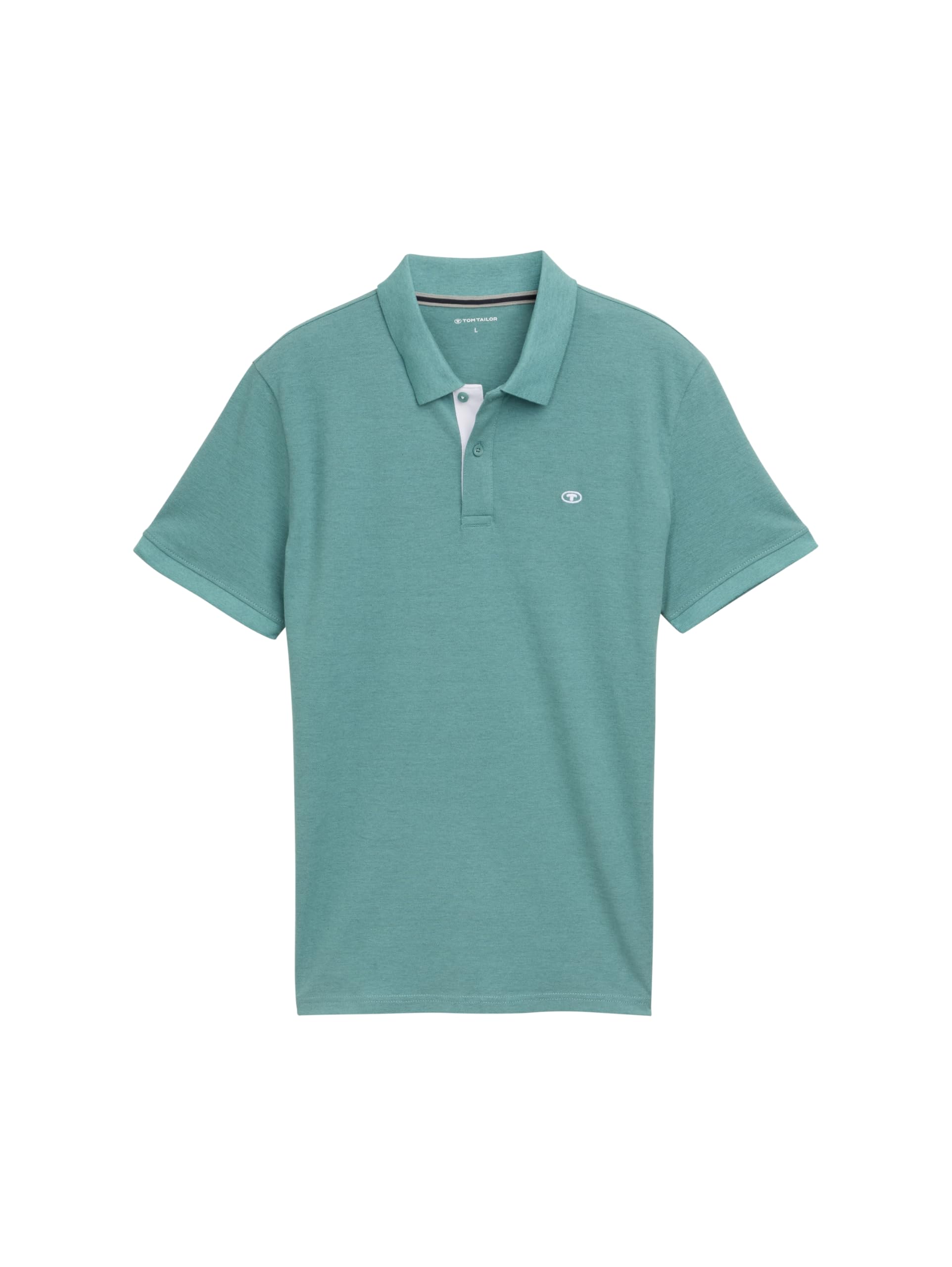 tom-tailor-1031006-poloshirt-herren-meadow-teal-dark-melange image 1