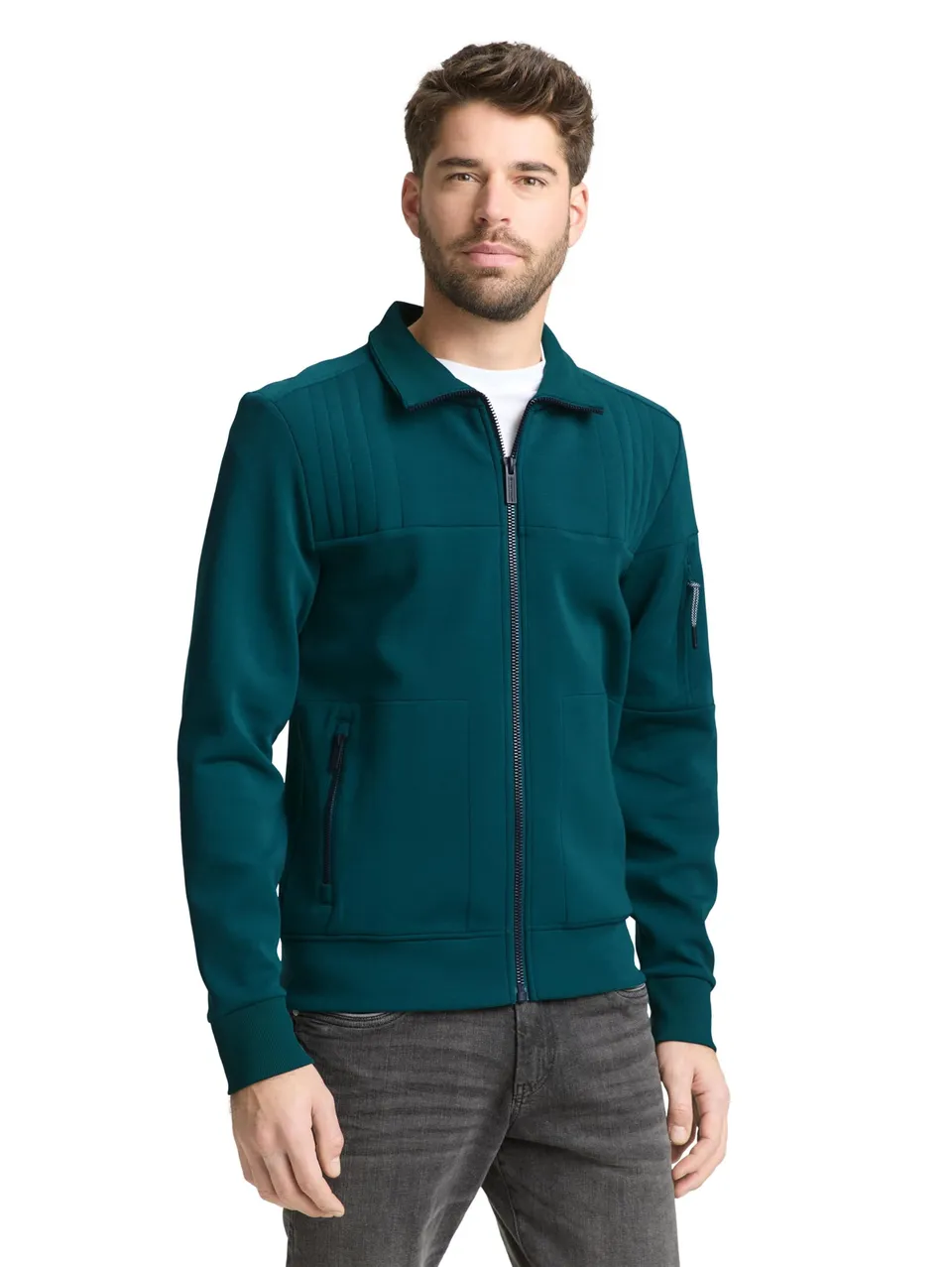 tom-tailor-herren-sweatjacke-mit-stehkragen-5 image 1