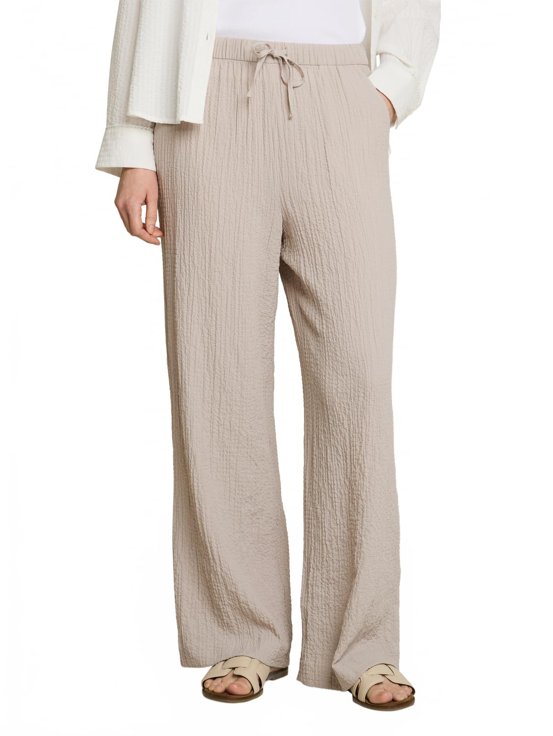 tom-tailor-denim-damen-seersucker-wide-leg-hose-1051405 image 6