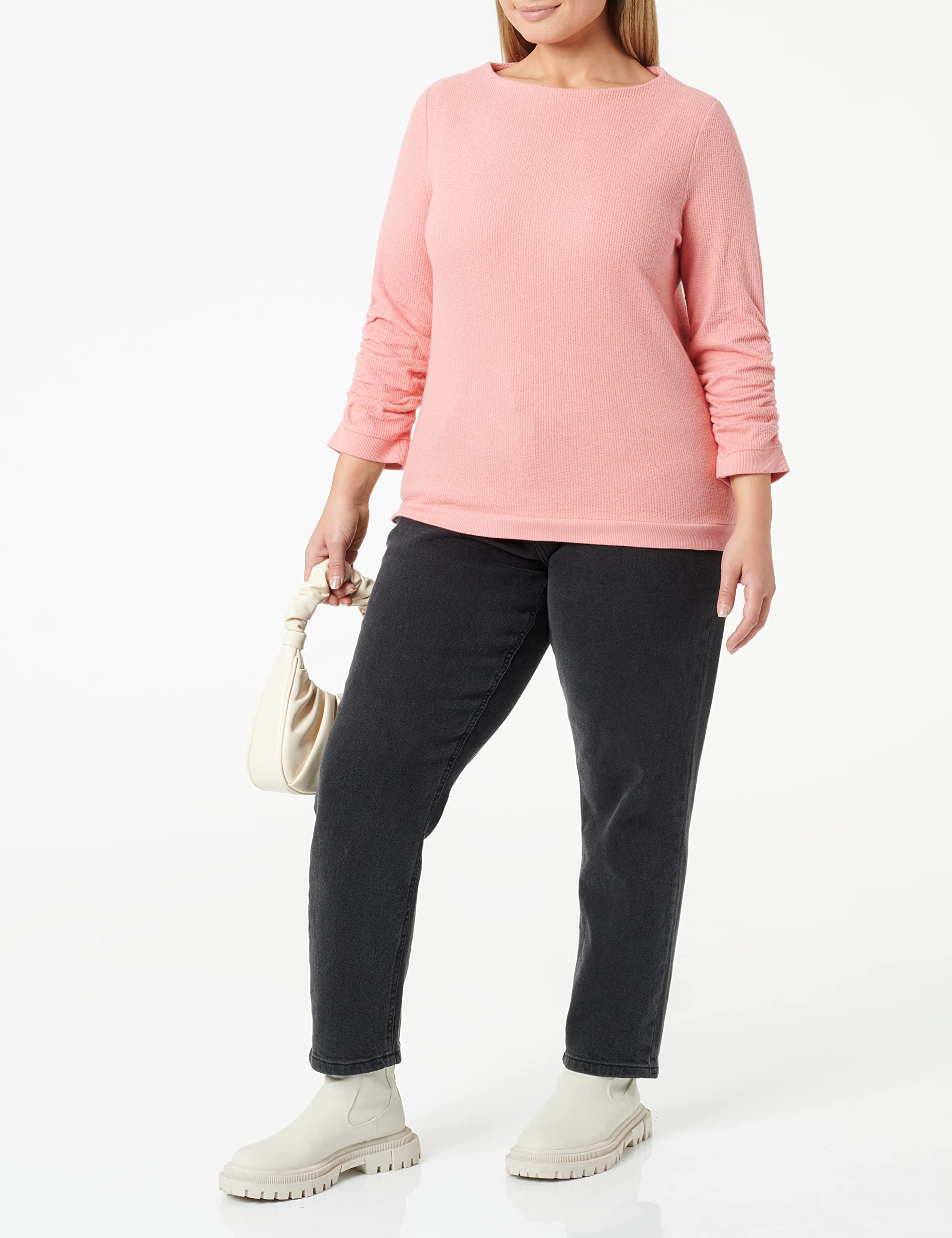tom-tailor-denim-1039822-damen-sweatshirt-mit-raffarm image 2