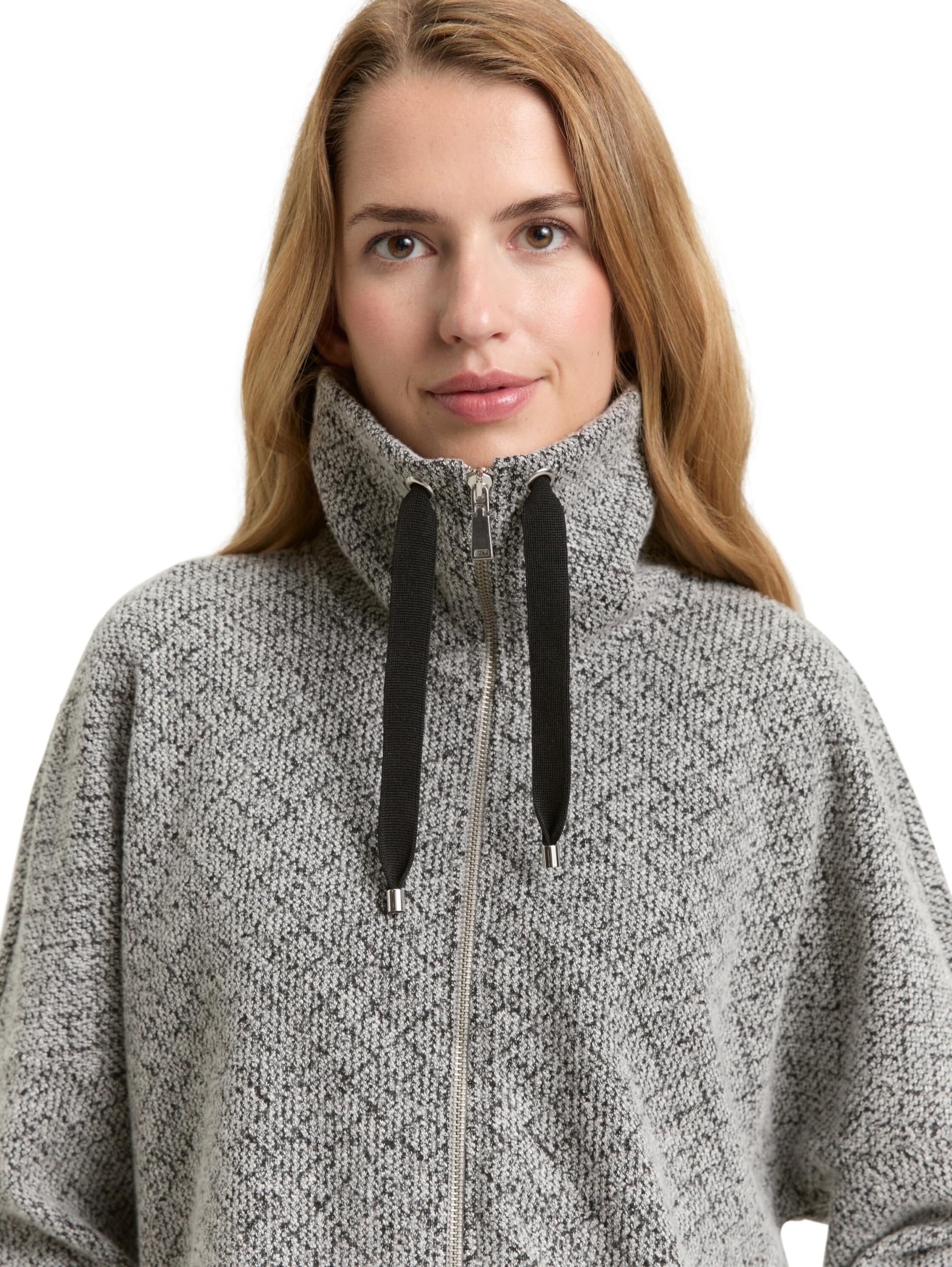 tom-tailor-damen-1049011-loose-fit-sweatjacke-mit-stehkragen image 3