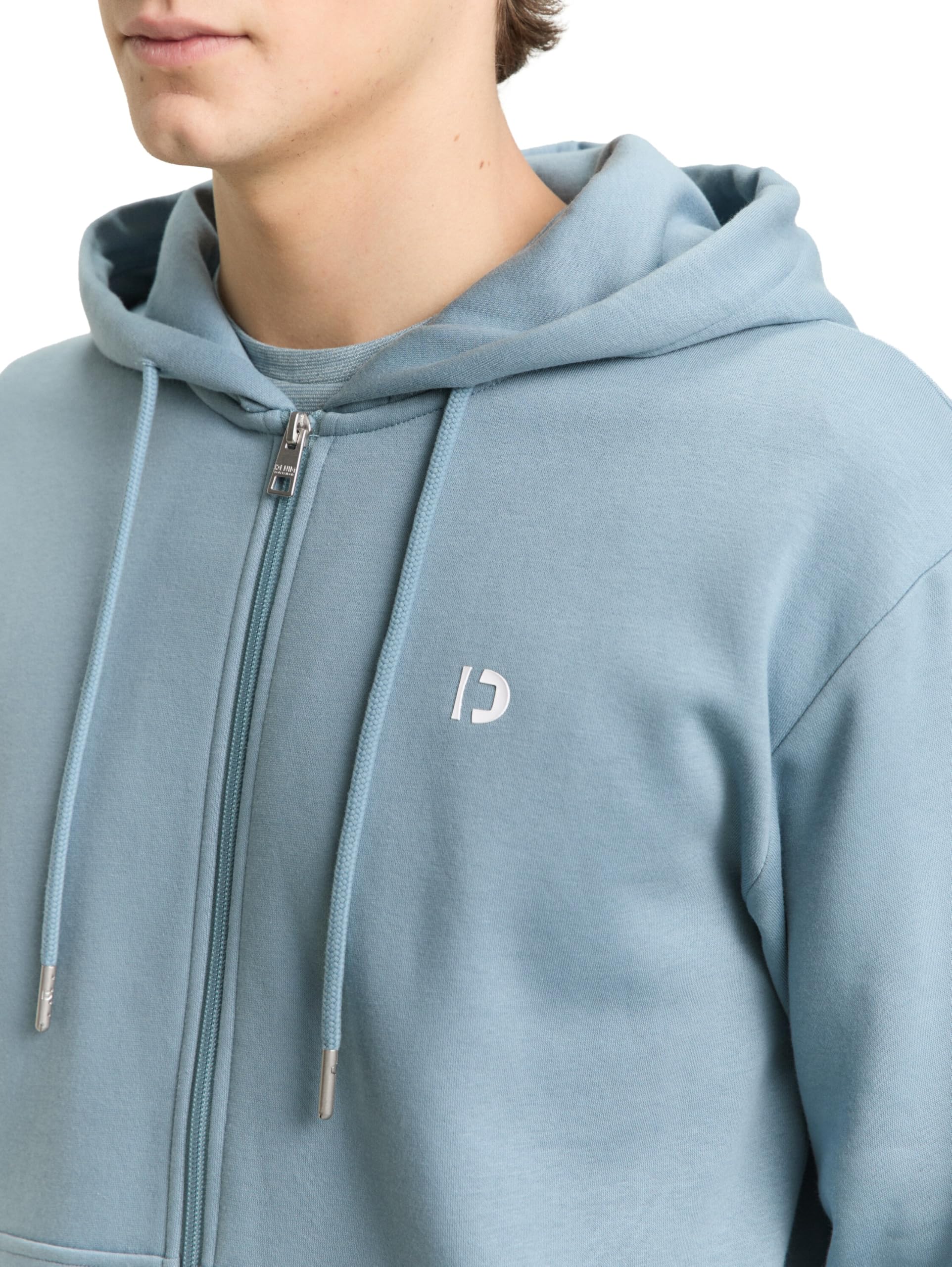 tom-tailor-denim-hoodie-sweatjacke-herren-mit-logo-print image 4