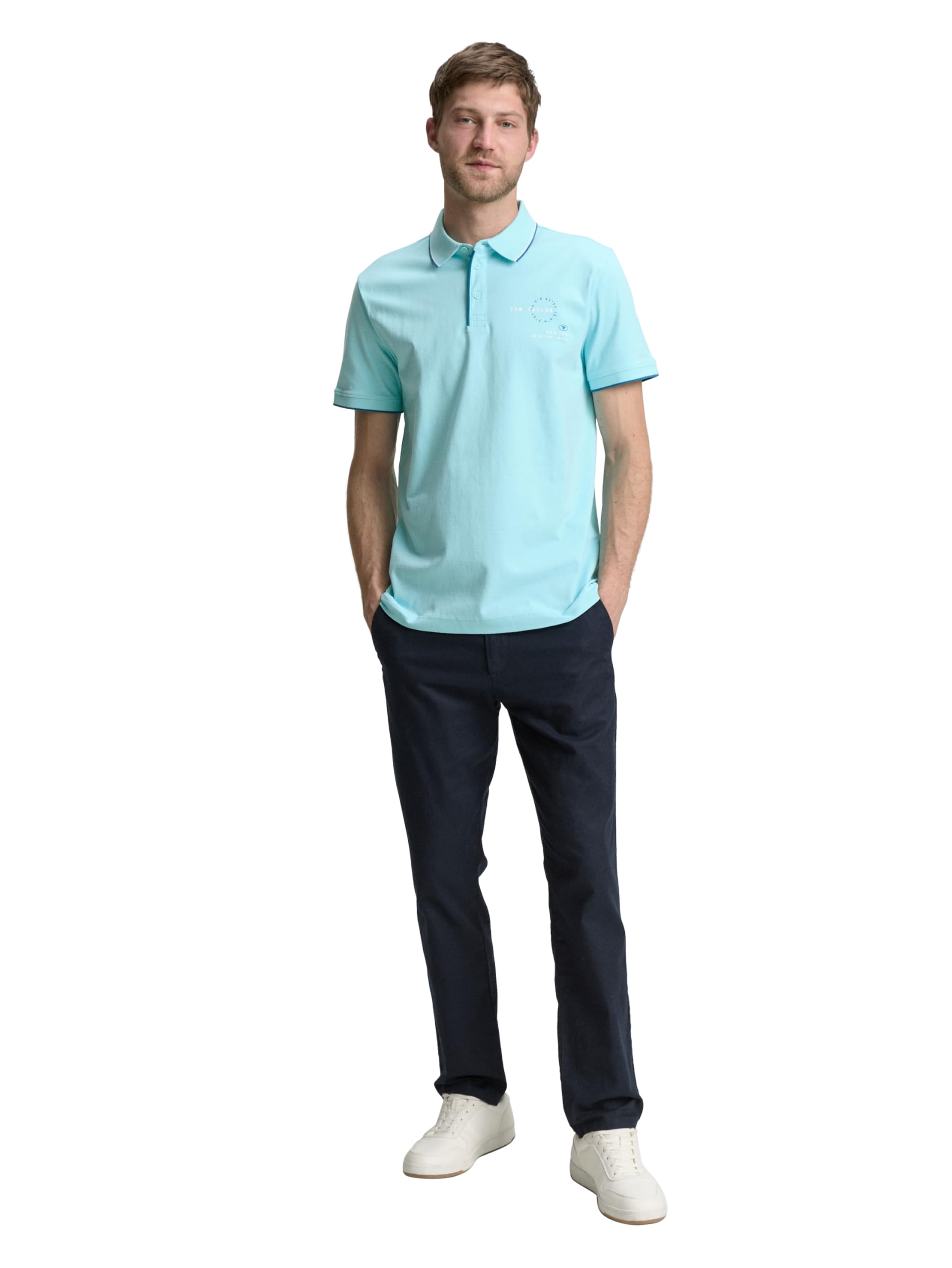 tom-tailor-poloshirt-unifarben-herren image 3