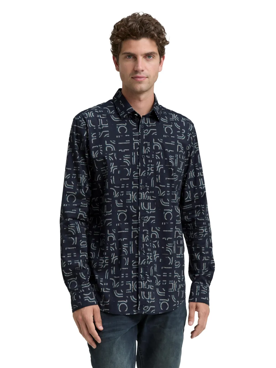 tom-tailor-herren-slim-fit-hemd-mit-stretch image 1