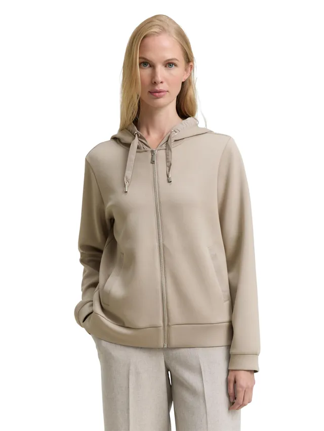 tom-tailor-damen-hoodie-sweatjacke-scuba image 1