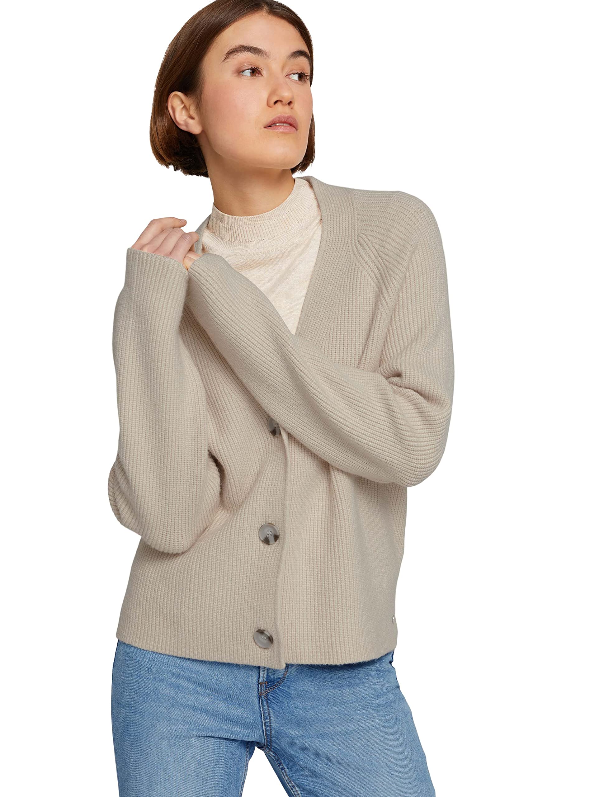 tom-tailor-denim-damen-basic-cardigan image 6