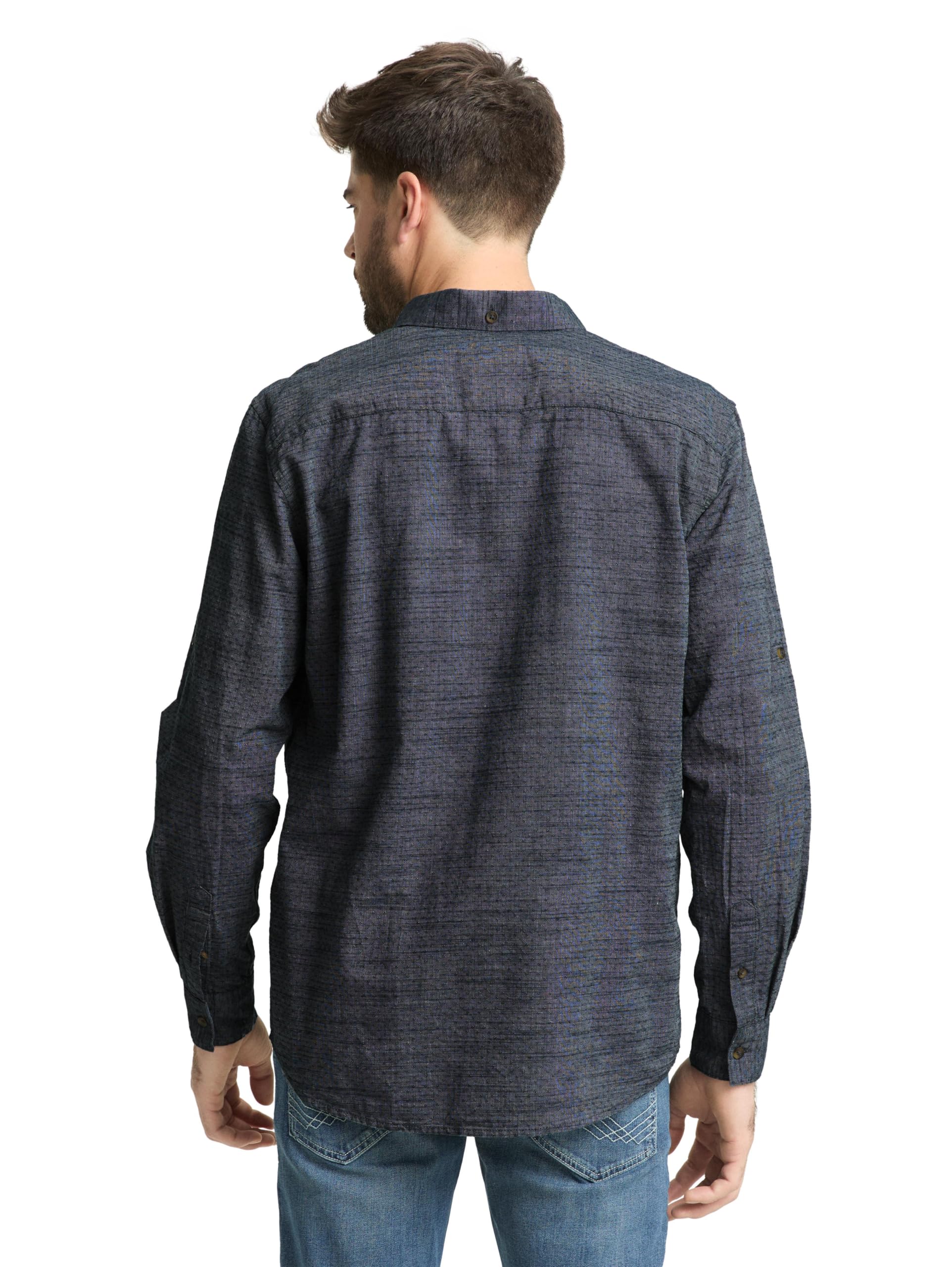 tom-tailor-herren-regular-fit-dobby-hemd image 3
