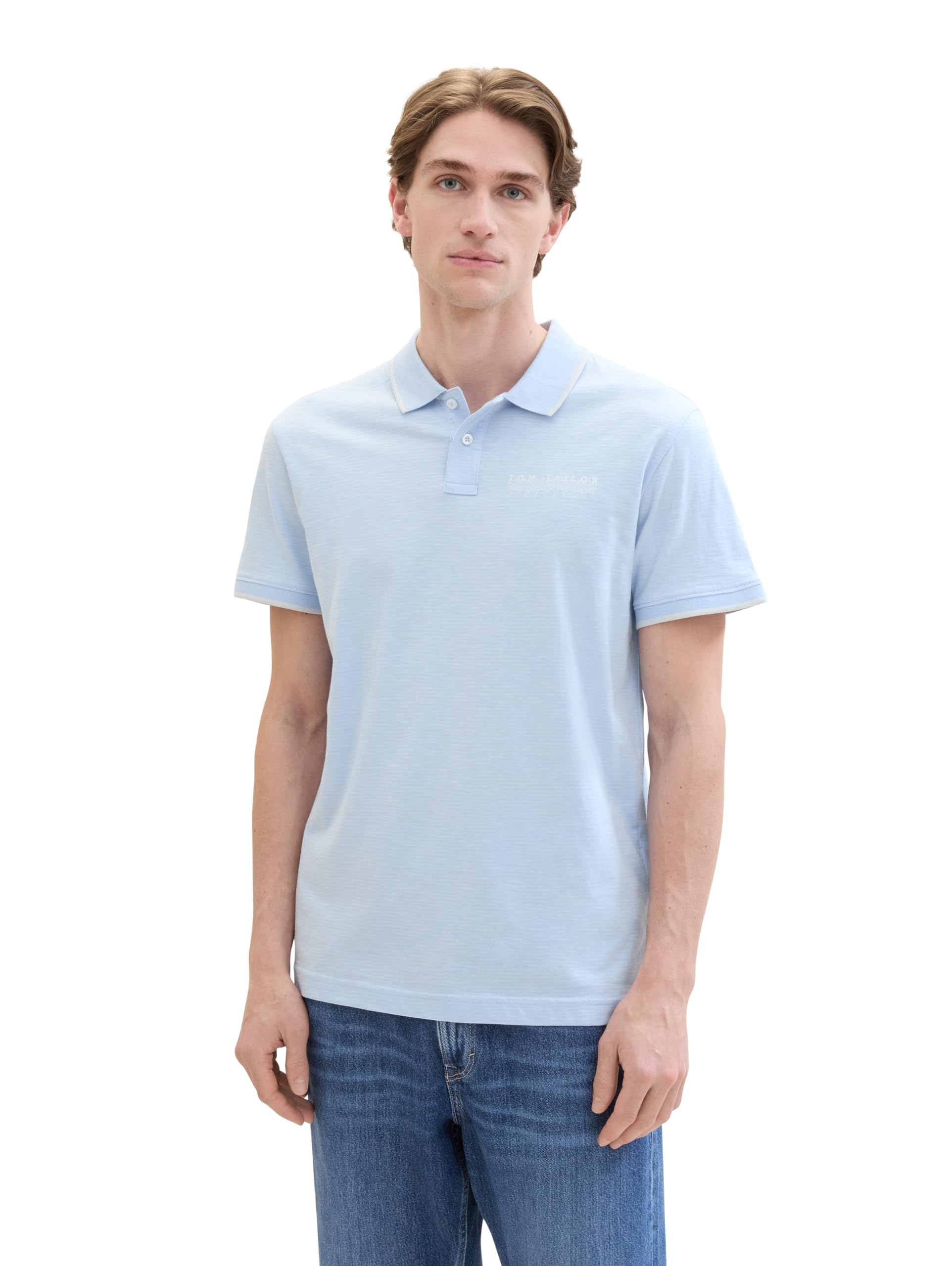 tom-tailor-herren-basic-poloshirt-mit-streifen-gestreiftes-poloshirt image 8