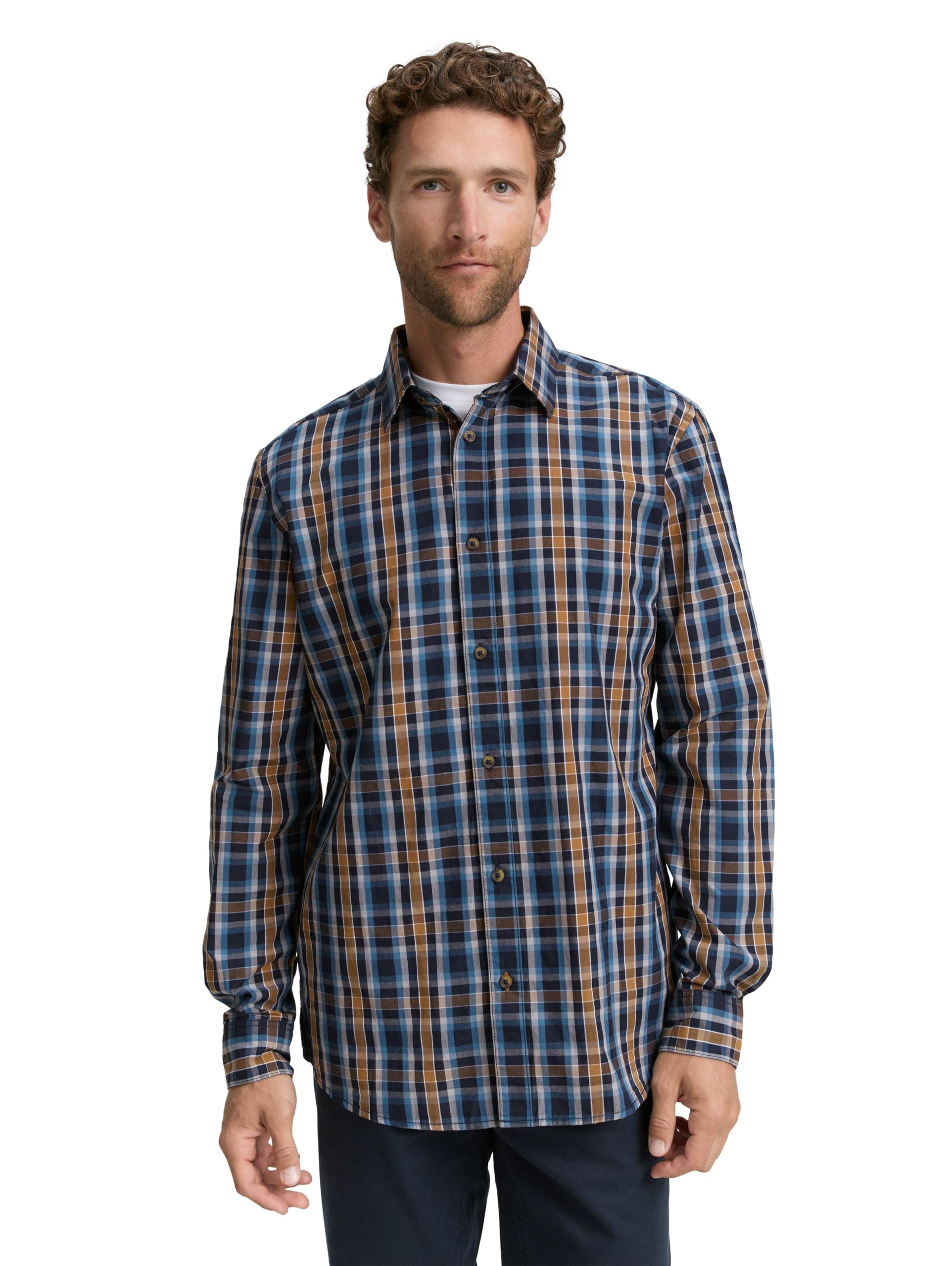 tom-tailor-herren-1047324-regular-fit-hemd-mit-karo-muster image 8