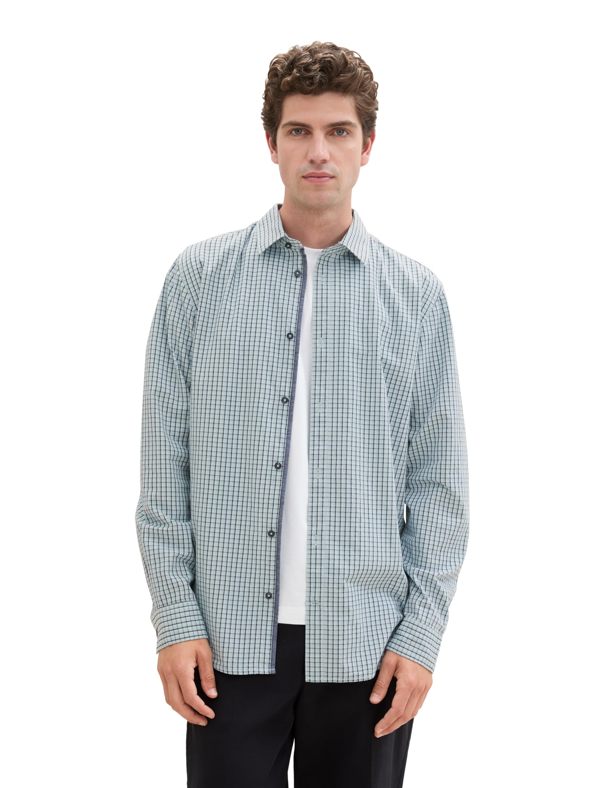 tom-tailor-herren-1042654-regular-fit-hemd-karomuster image 2