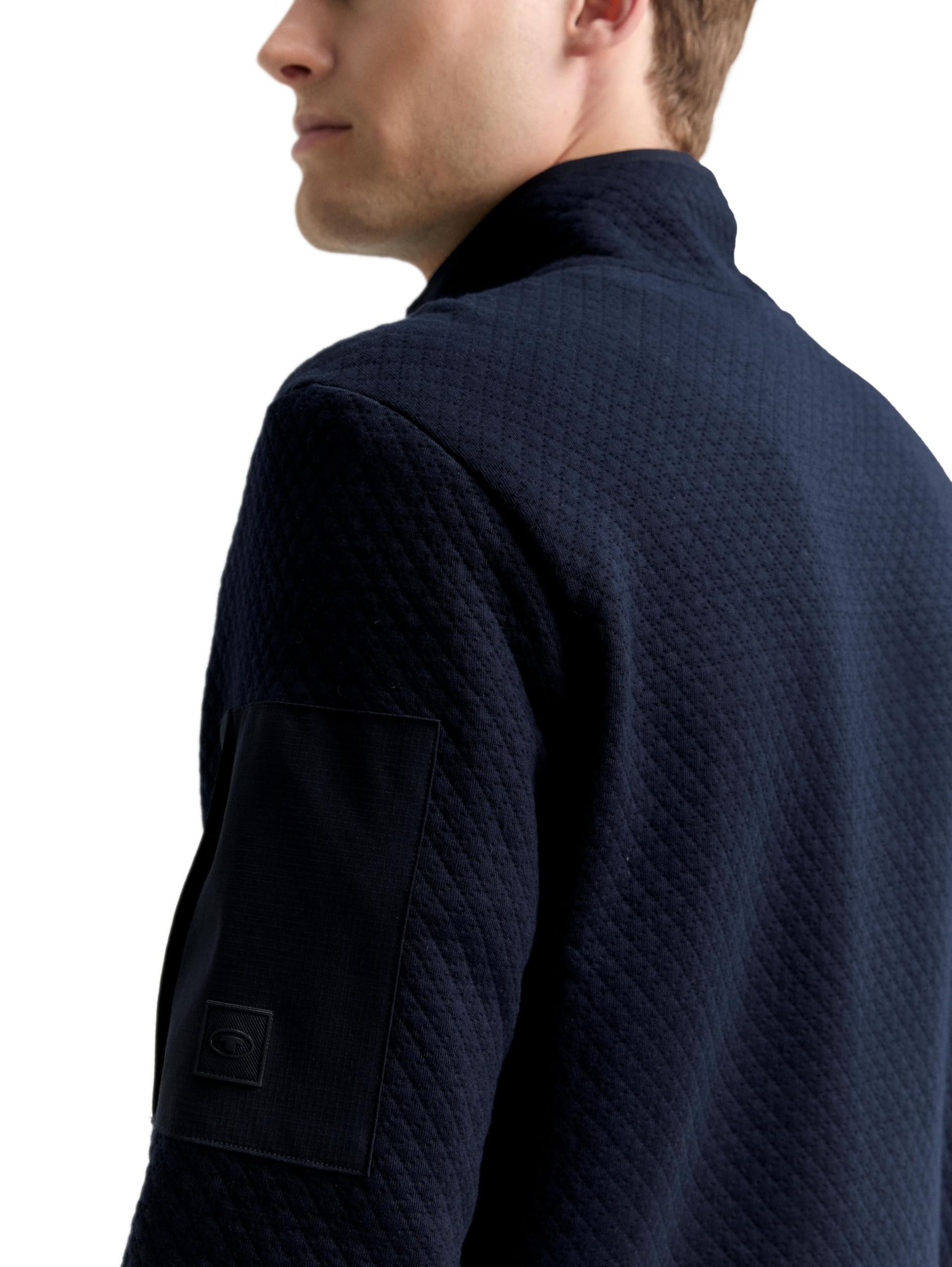 tom-tailor-herren-troyer-sweatshirt-mit-rmeltasche image 5