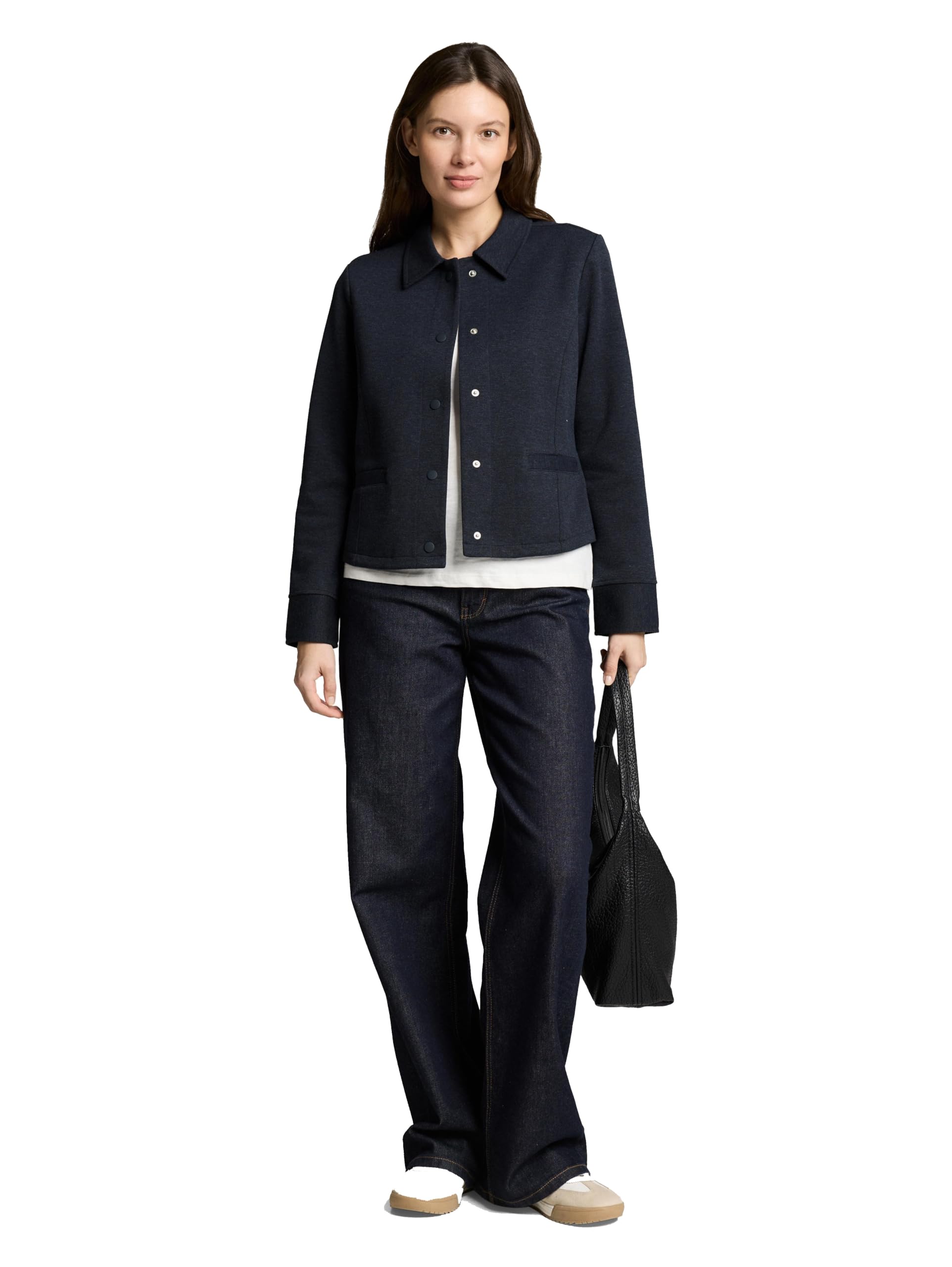 tom-tailor-damen-piqu-blazer-jacke image 2