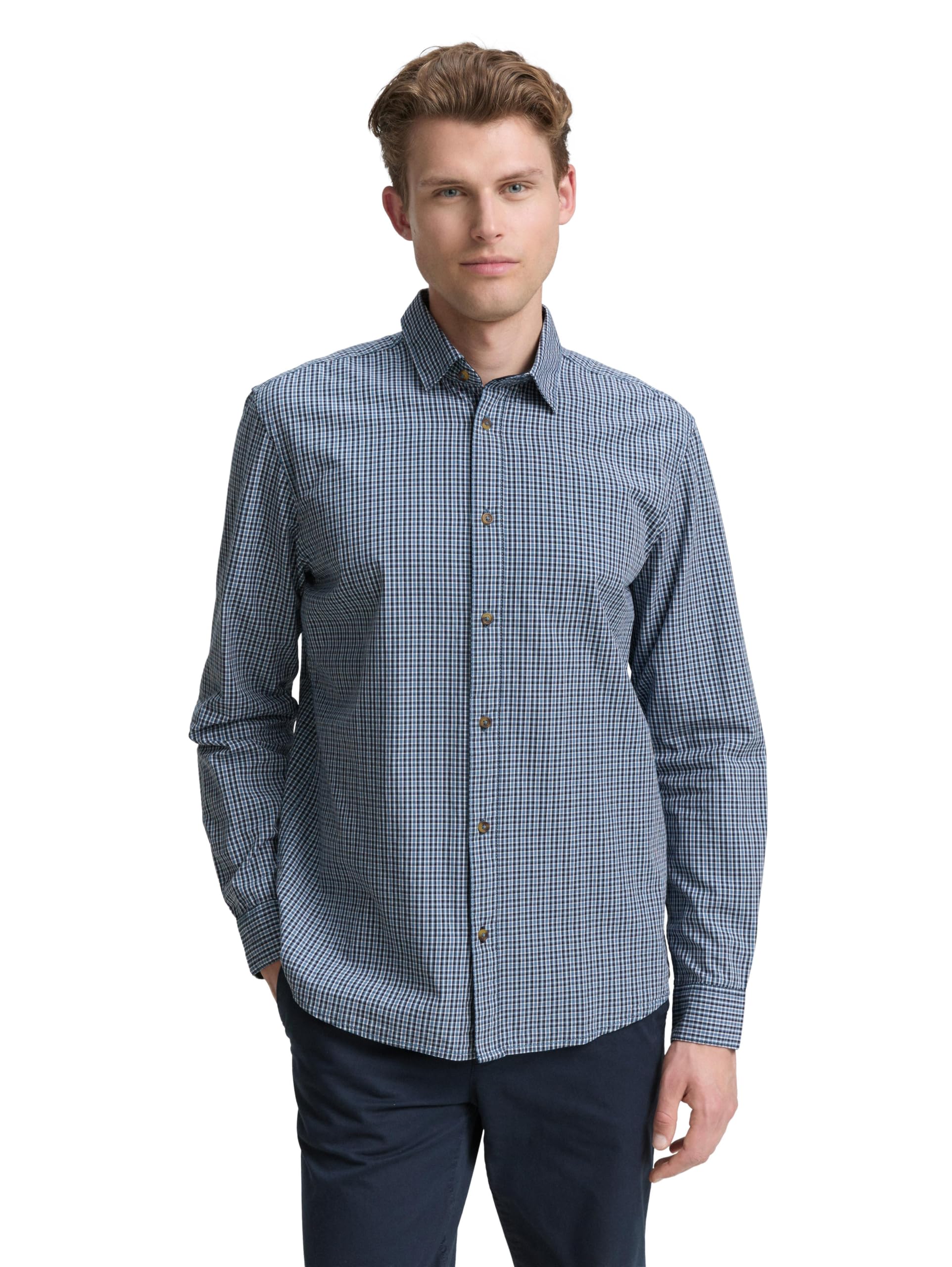 tom-tailor-herren-1047324-regular-fit-hemd-mit-karo-muster image 7