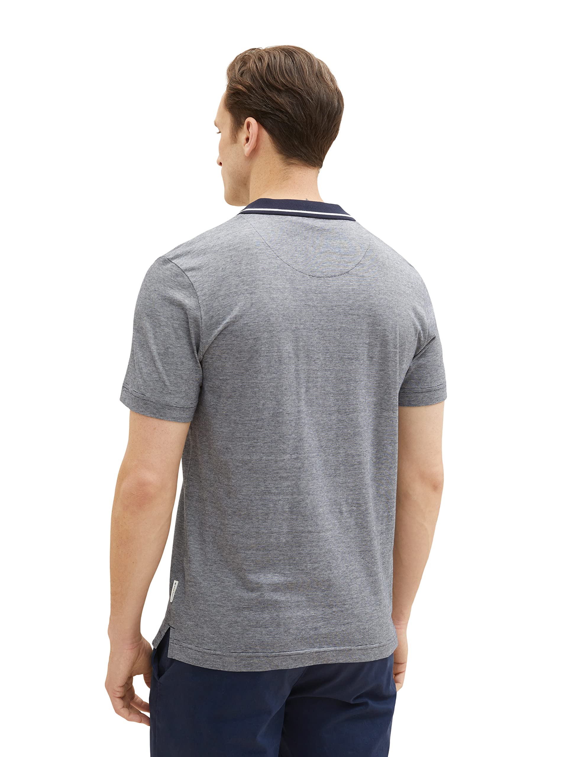 tom-tailor-herren-poloshirt-mit-streifen-2 image 2