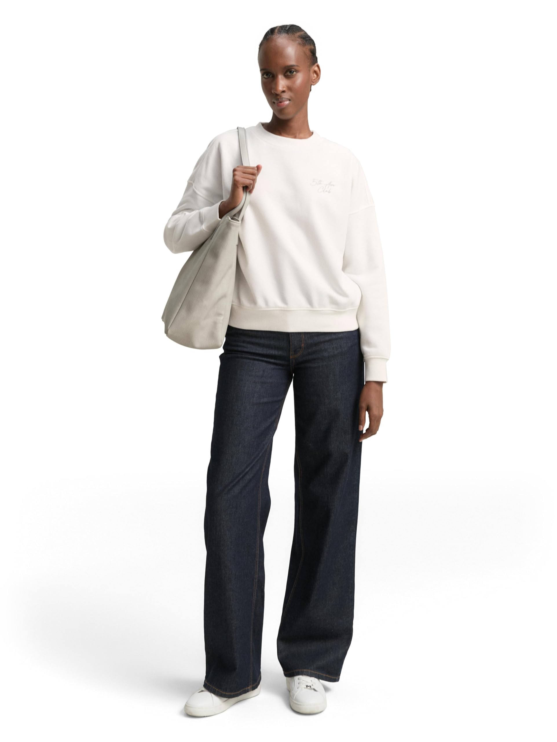 tom-tailor-denim-1049495-damen-sweatshirt-mit-glitzer-stickerei image 2