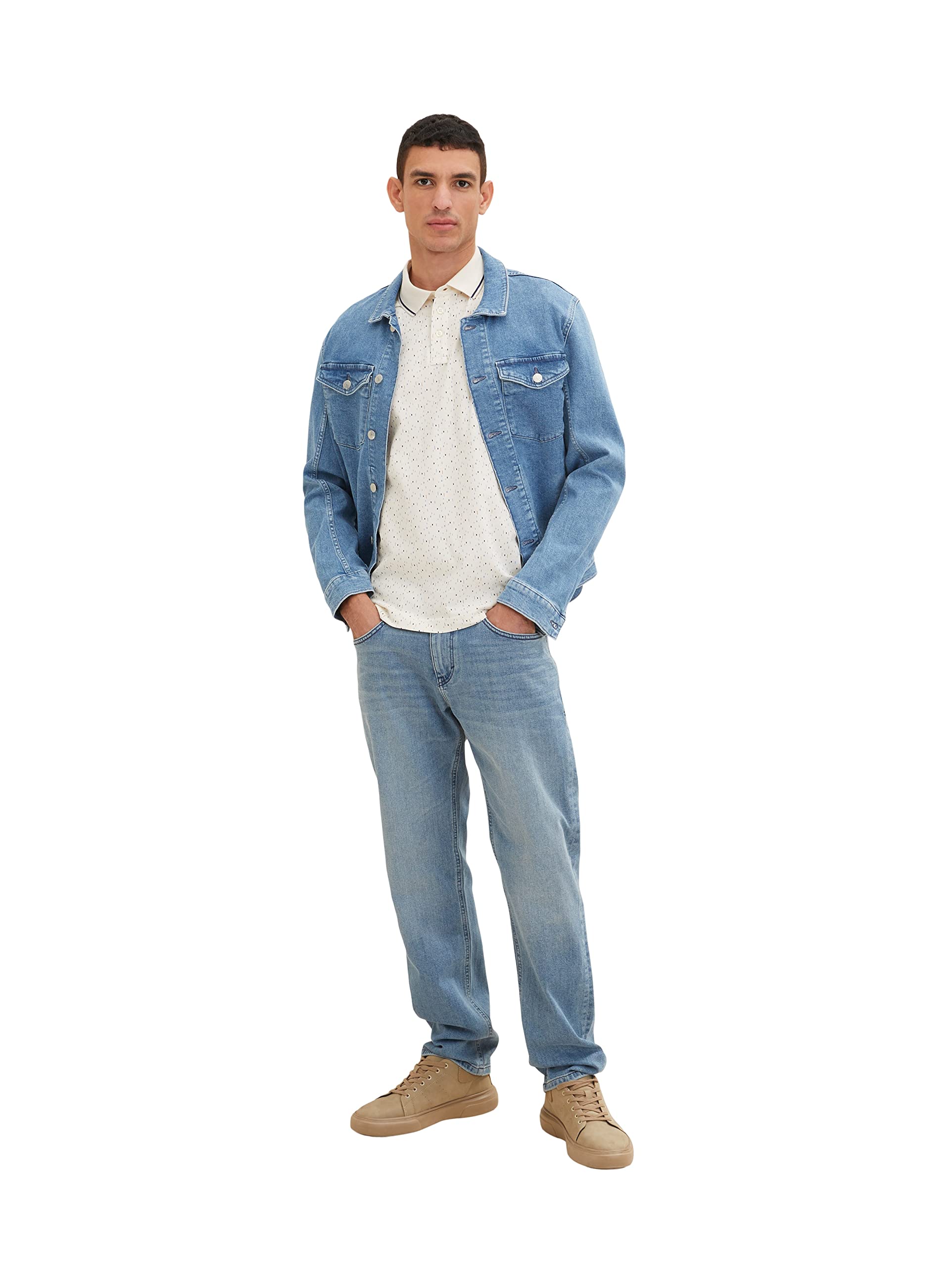 tom-tailor-herren-poloshirt-mit-muster-regular-fit image 4