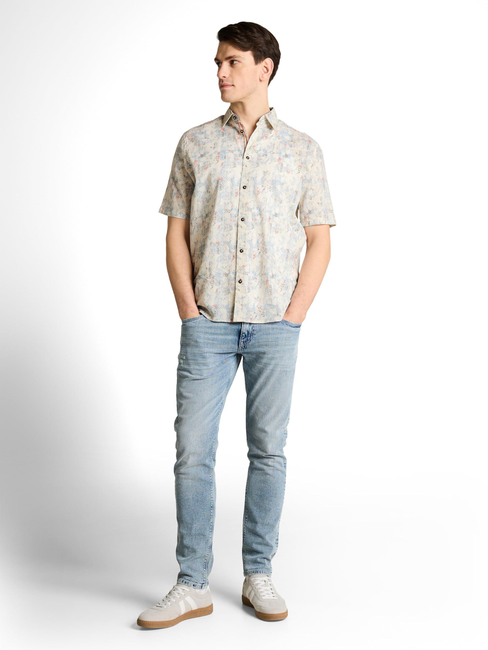 tom-tailor-comfort-fit-hemd-mit-muster-herren image 3